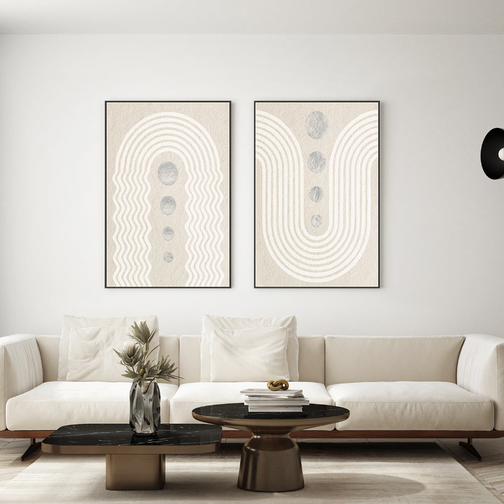 wall-art-print-canvas-poster-framed-Good Vibrations, Style A & B, Set Of 2 , By Moira Hershey-GIOIA-WALL-ART