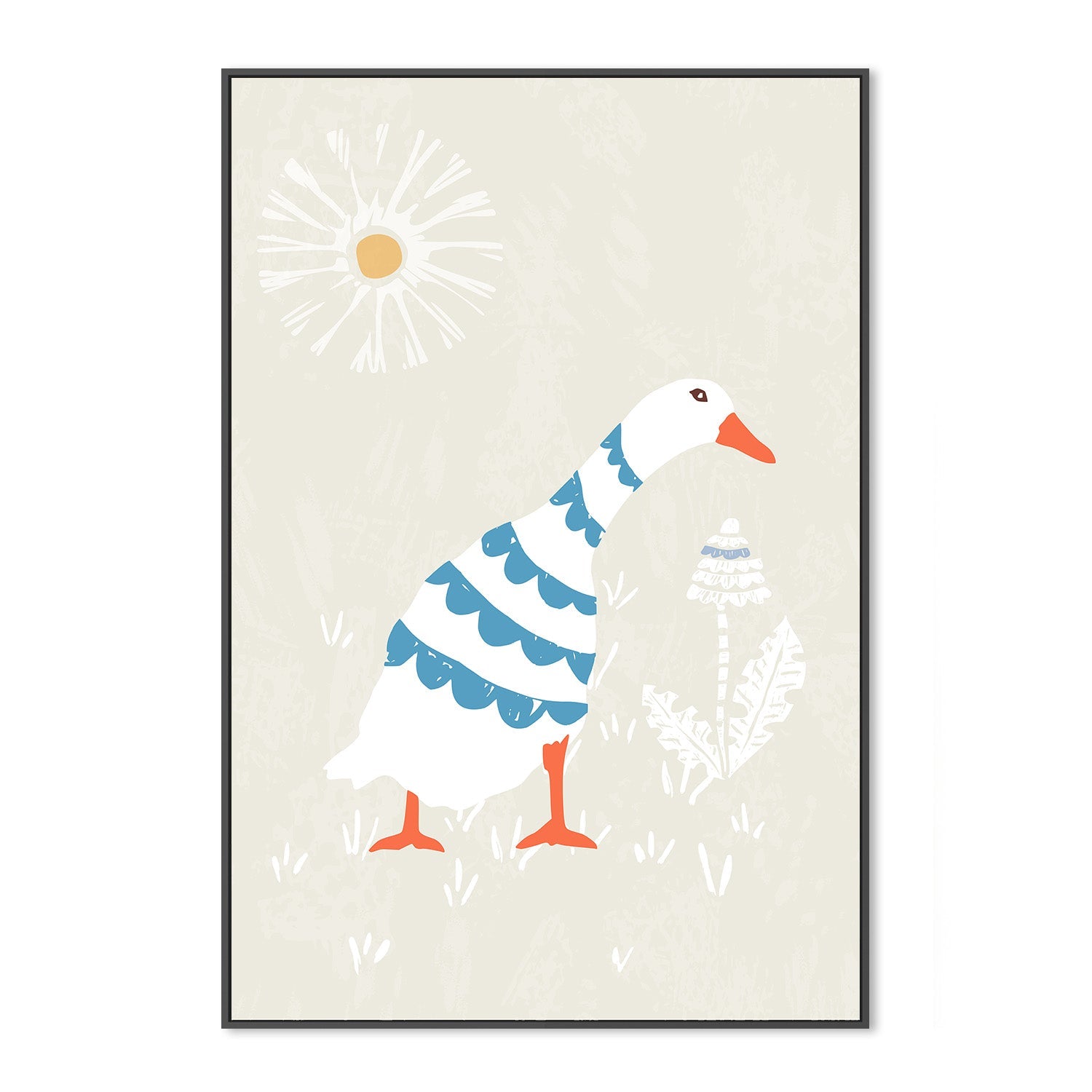 wall-art-print-canvas-poster-framed-Goslings In The Sunshine-3