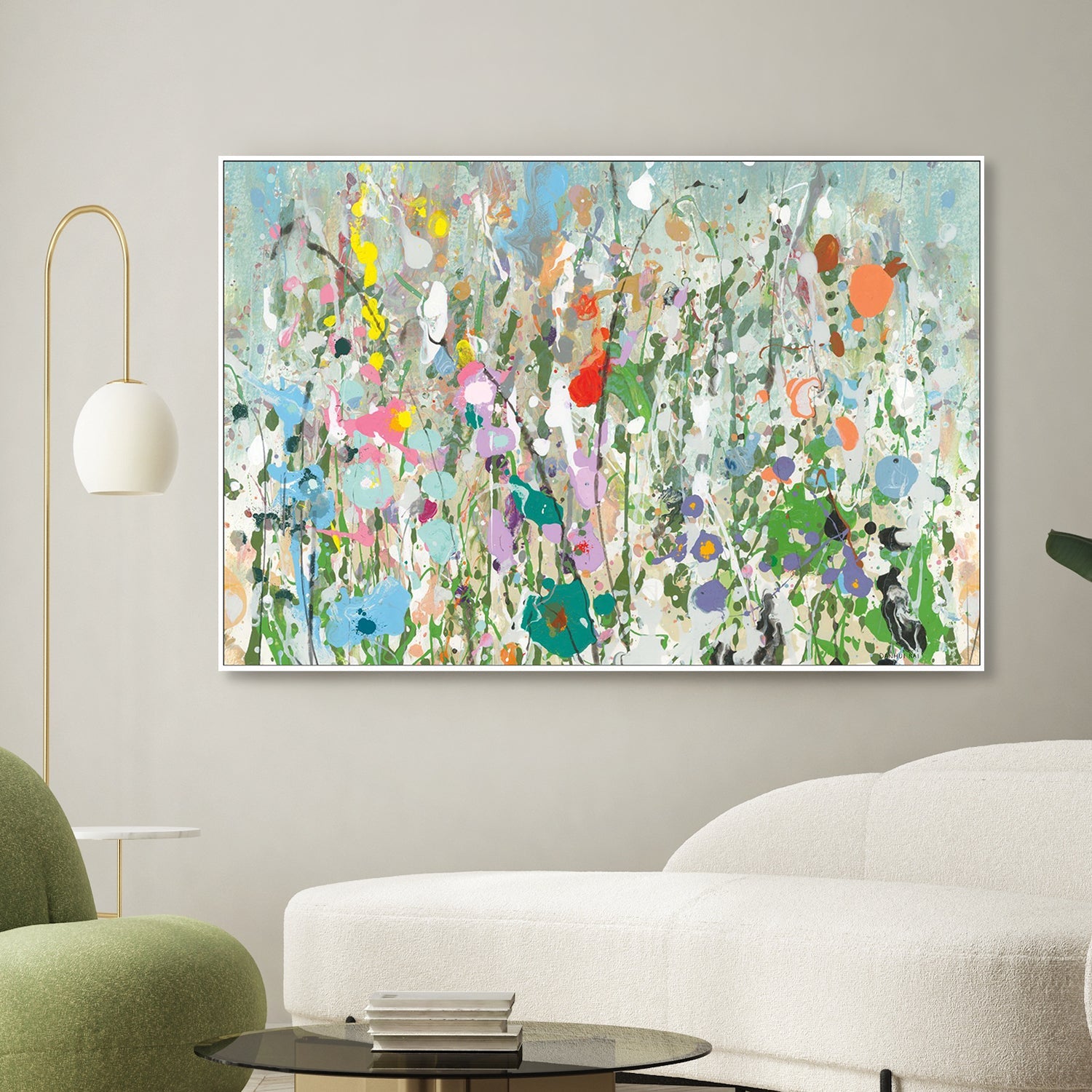 wall-art-print-canvas-poster-framed-Graffiti Garden-2