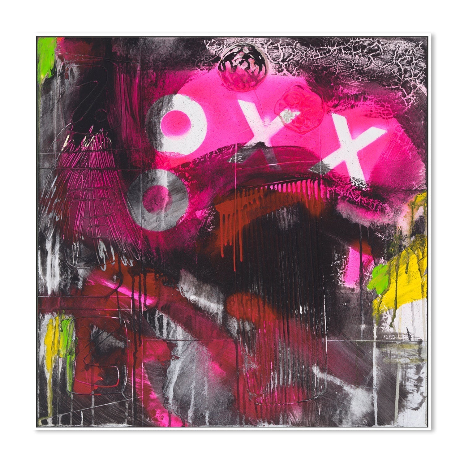 wall-art-print-canvas-poster-framed-Graffiti Love , By Belinda Stone-GIOIA-WALL-ART