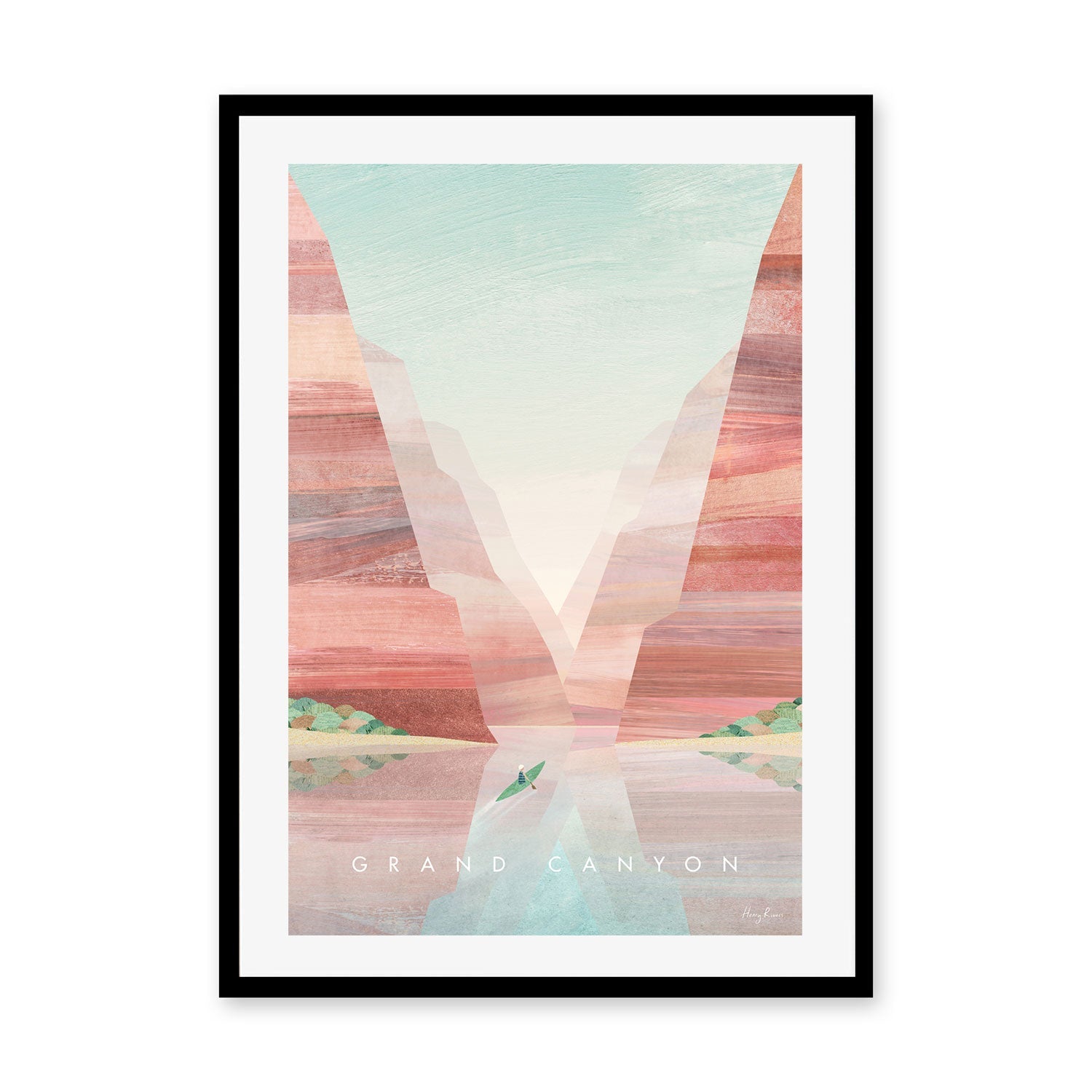 wall-art-print-canvas-poster-framed-Grand Canyon, Arizona , By Henry Rivers-GIOIA-WALL-ART