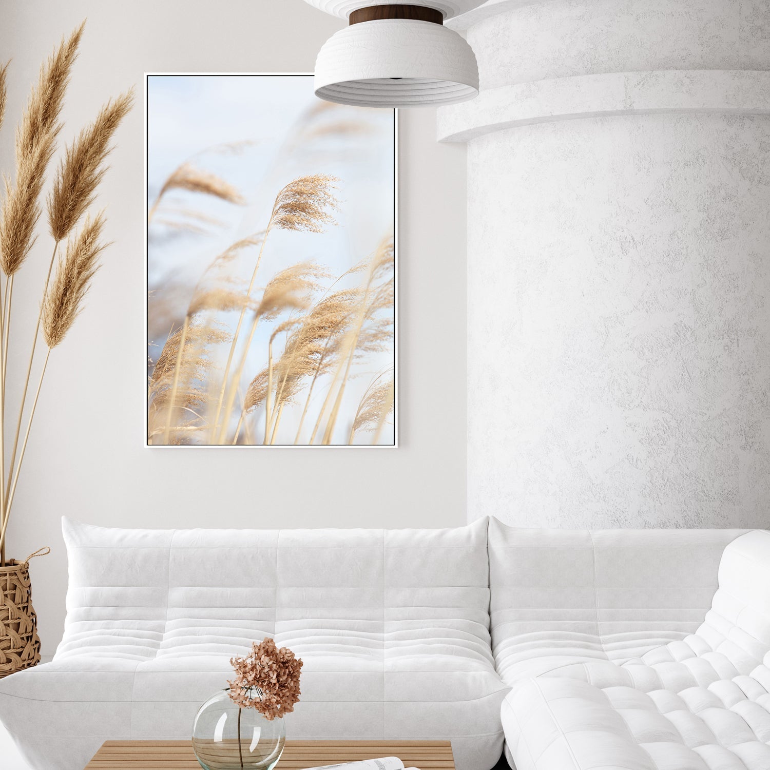 wall-art-print-canvas-poster-framed-Grass Reed And Sky, Style A-by-Plus X Studio-Gioia Wall Art