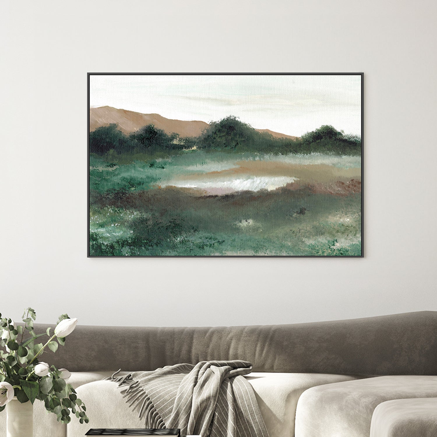 wall-art-print-canvas-poster-framed-Grassland , By Nikita Jariwala-2