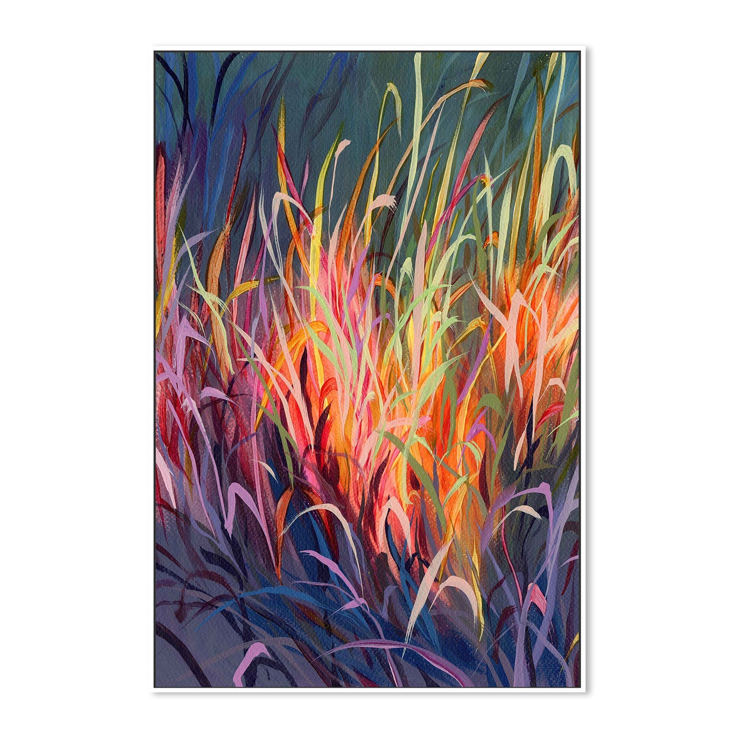 wall-art-print-canvas-poster-framed-Grassy Study, Style C-5
