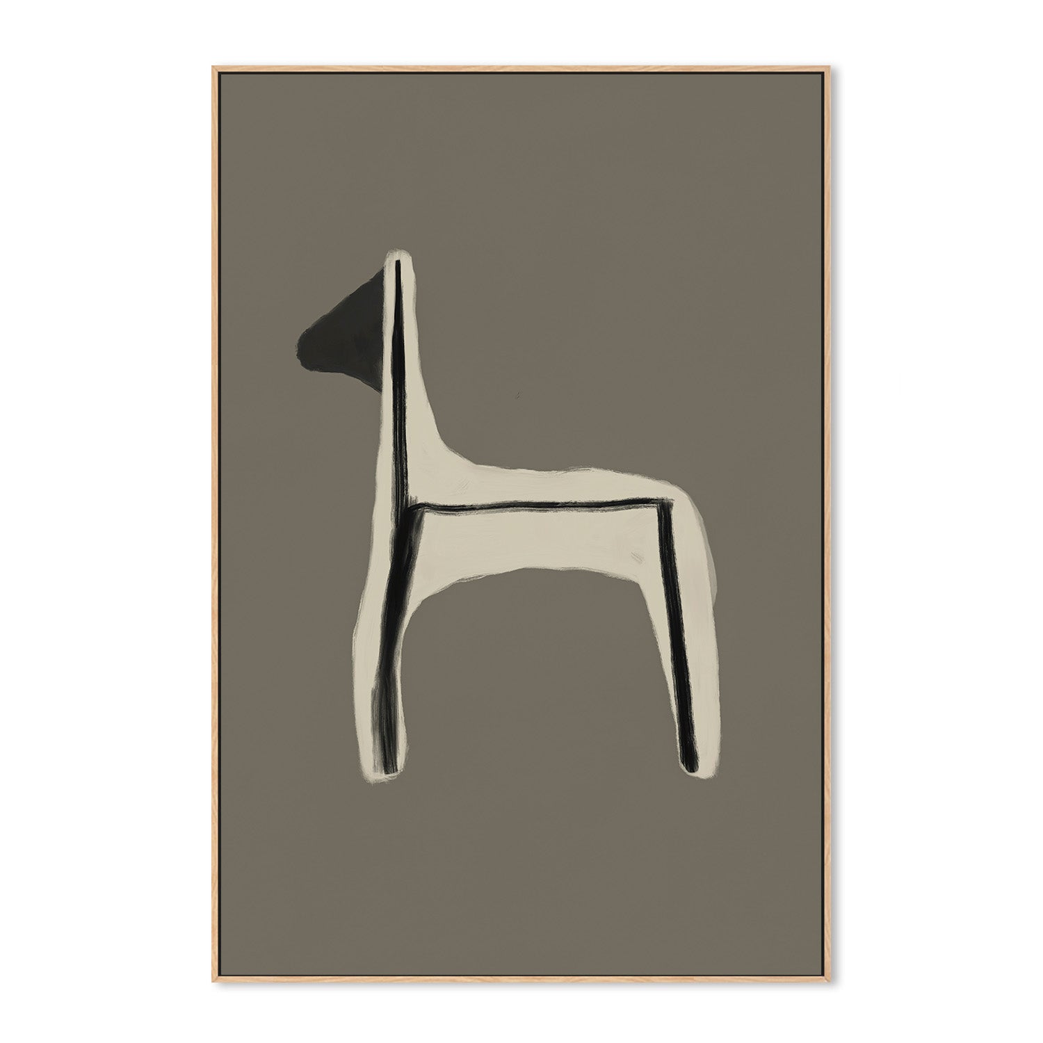 wall-art-print-canvas-poster-framed-Grazing , By Rohan Sharma-4