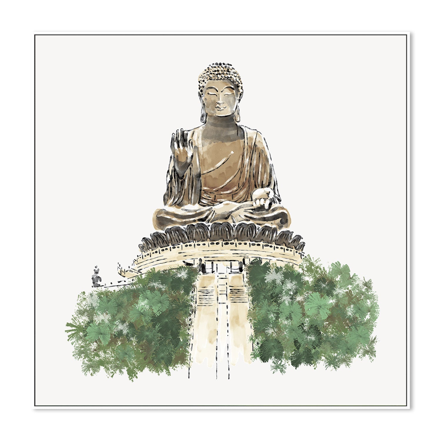 wall-art-print-canvas-poster-framed-Great Buddha-5