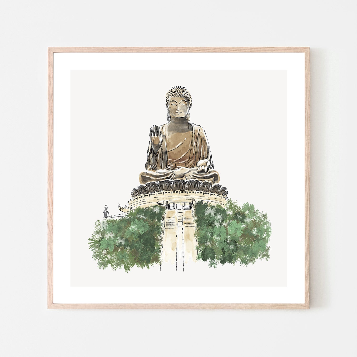 wall-art-print-canvas-poster-framed-Great Buddha-6