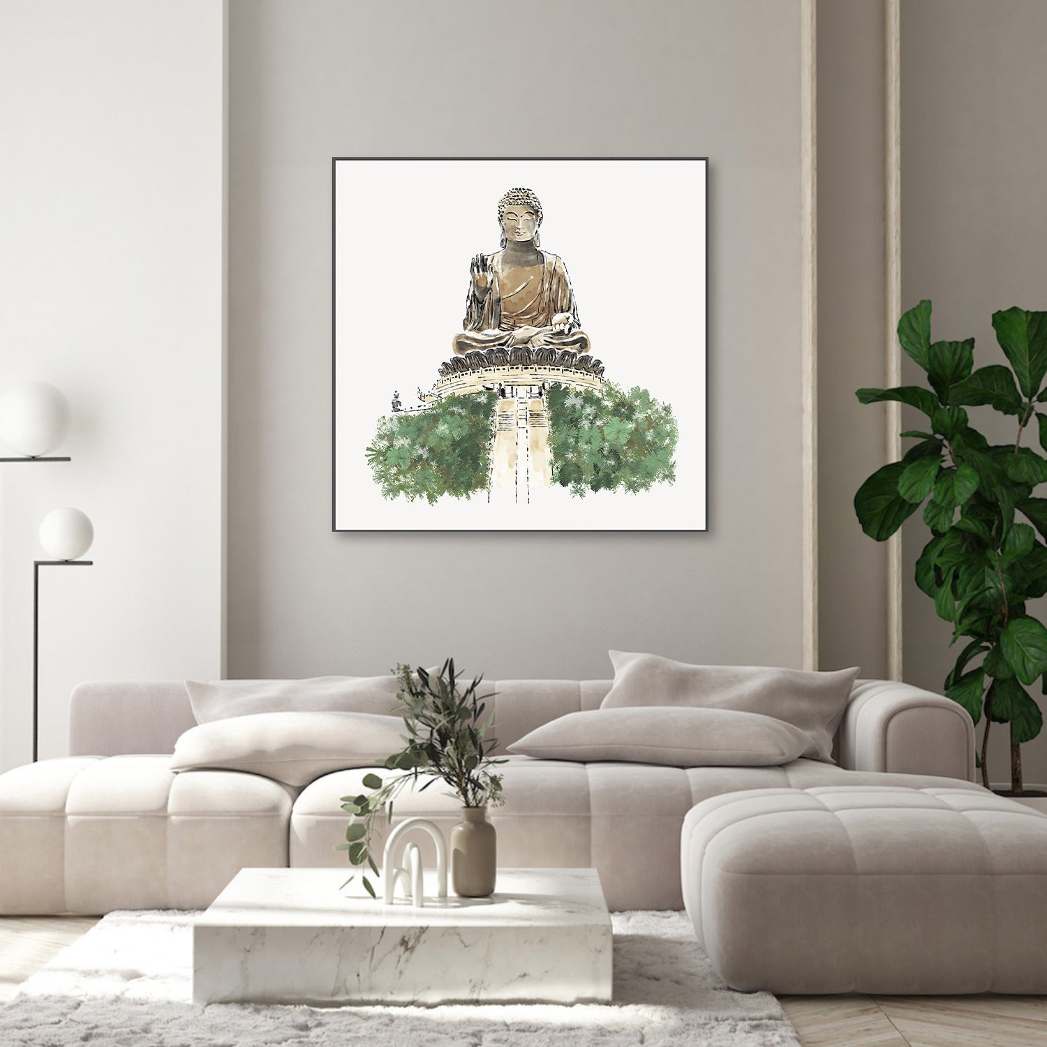 wall-art-print-canvas-poster-framed-Great Buddha-7