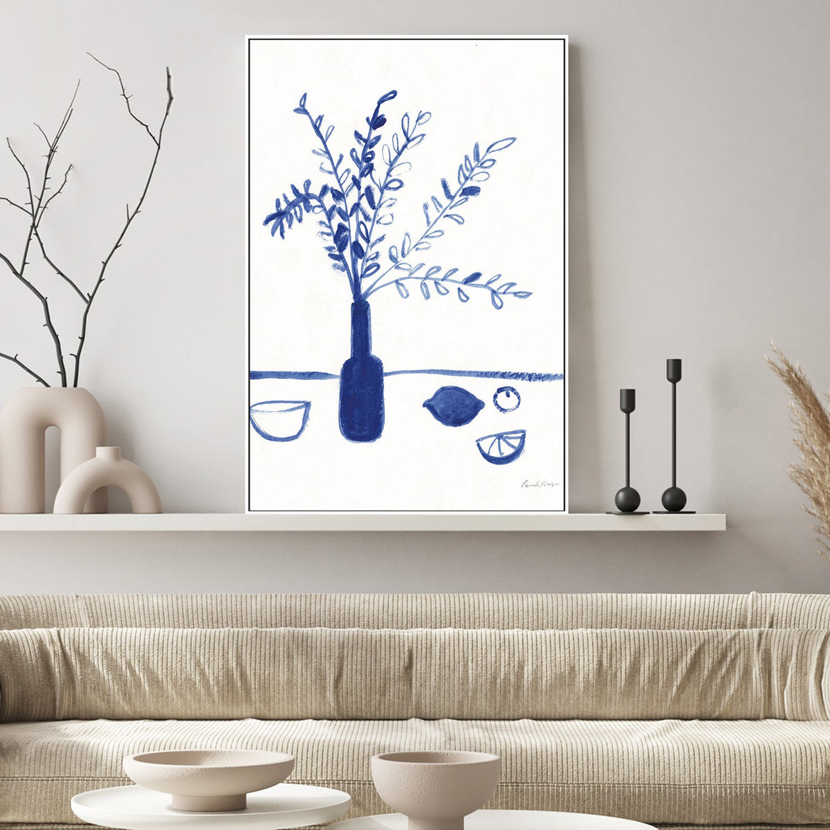 wall-art-print-canvas-poster-framed-Greek Island Dreaming, Style B-by-Pamela Munger-Gioia Wall Art