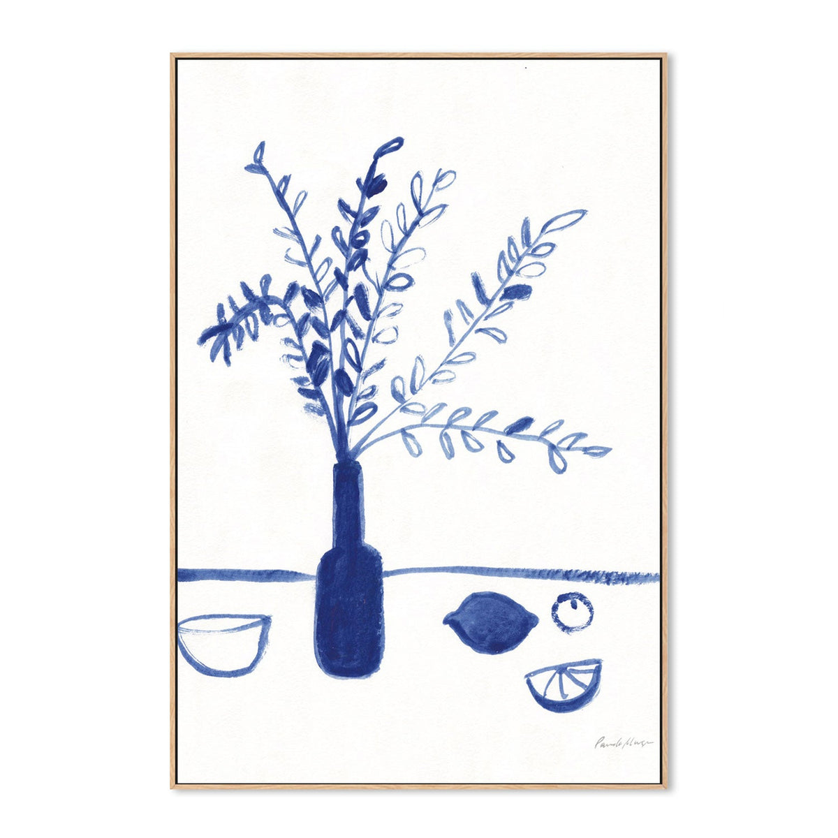 wall-art-print-canvas-poster-framed-Greek Island Dreaming, Style B-by-Pamela Munger-Gioia Wall Art