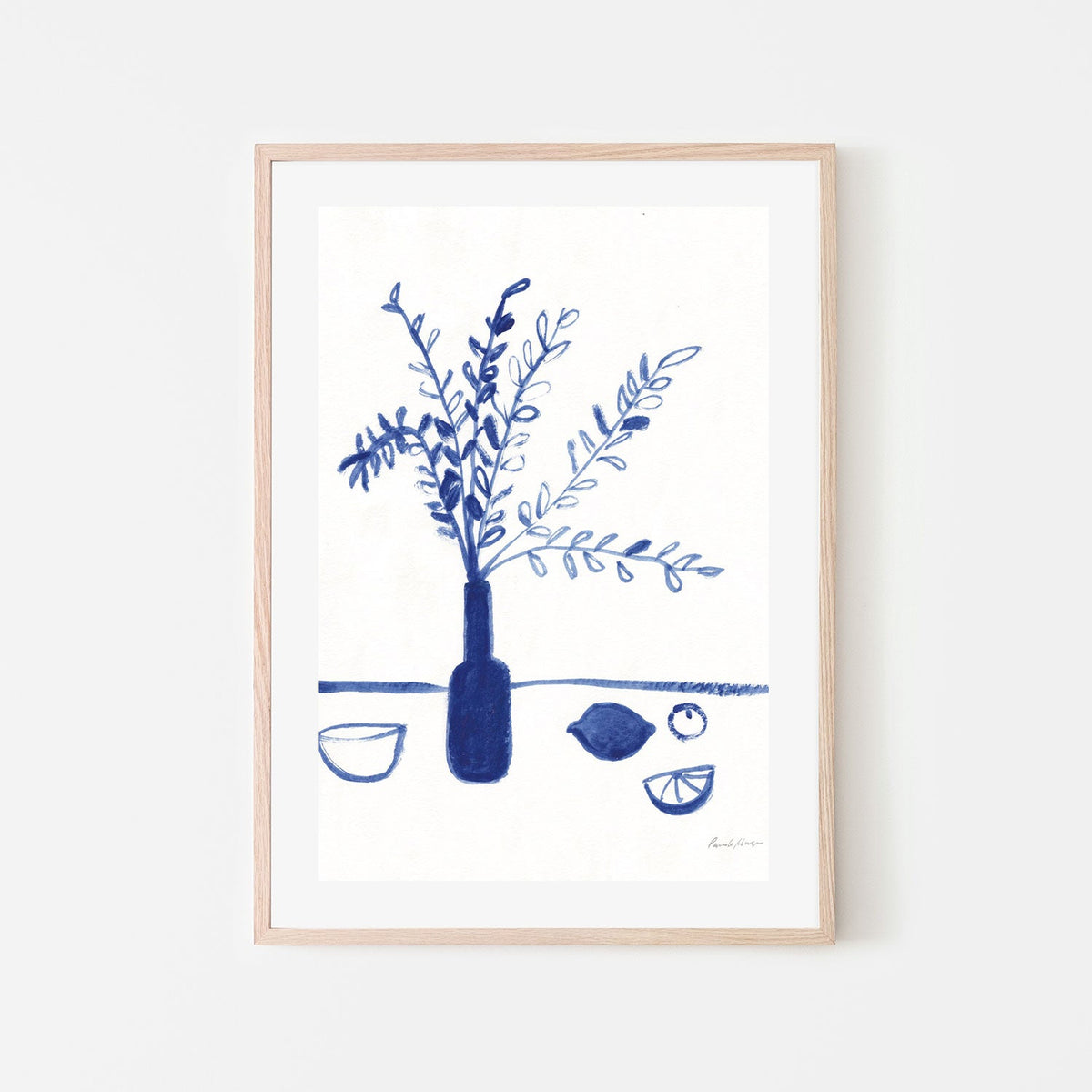 wall-art-print-canvas-poster-framed-Greek Island Dreaming, Style B-by-Pamela Munger-Gioia Wall Art