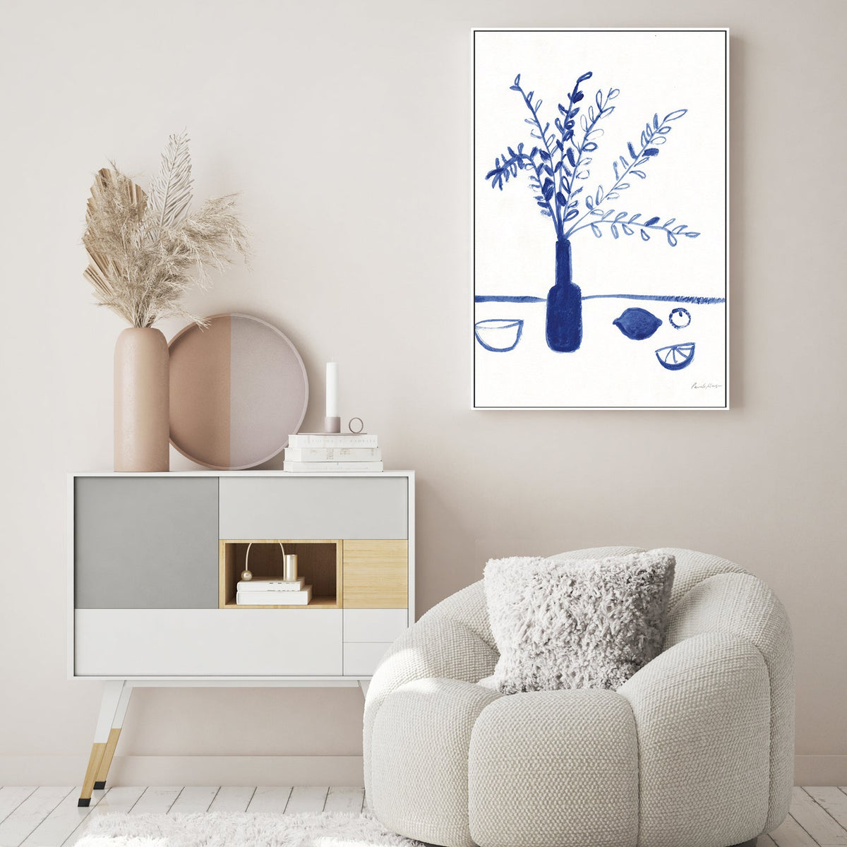 wall-art-print-canvas-poster-framed-Greek Island Dreaming, Style B-by-Pamela Munger-Gioia Wall Art