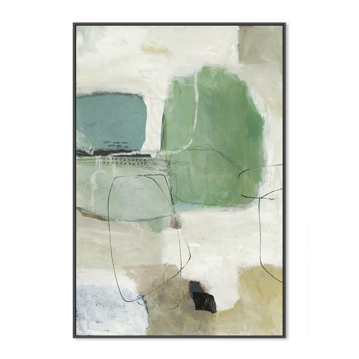 wall-art-print-canvas-poster-framed-Green Azure-3