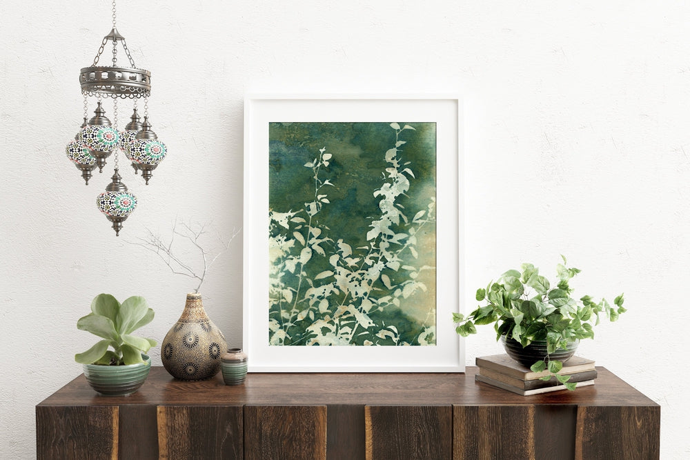 wall-art-print-canvas-poster-framed-Green Bouquet-by-Krista Mccurdy-Gioia Wall Art