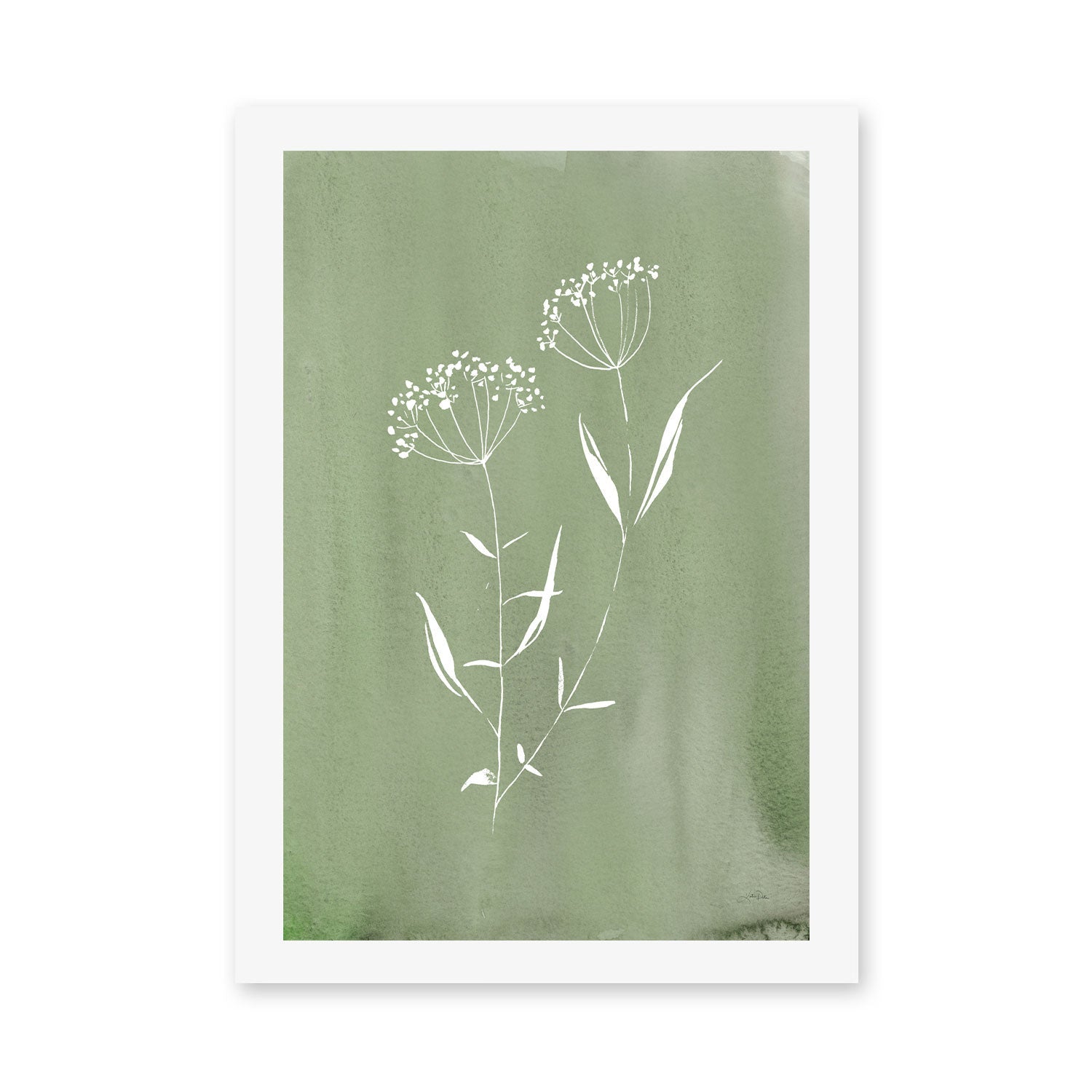 wall-art-print-canvas-poster-framed-Green Cottage Wildflowers , By Katrina Pete-GIOIA-WALL-ART