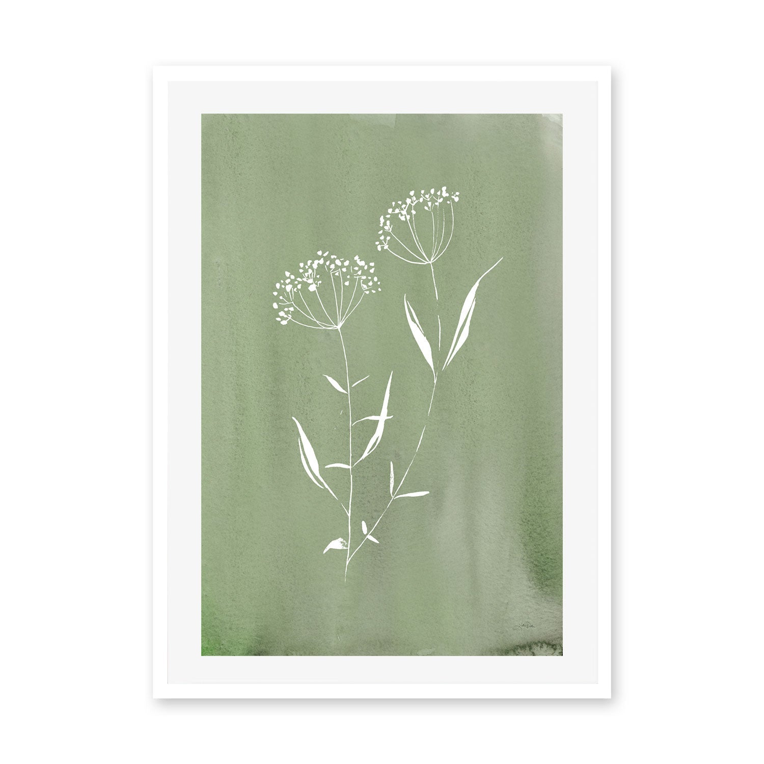 wall-art-print-canvas-poster-framed-Green Cottage Wildflowers , By Katrina Pete-GIOIA-WALL-ART
