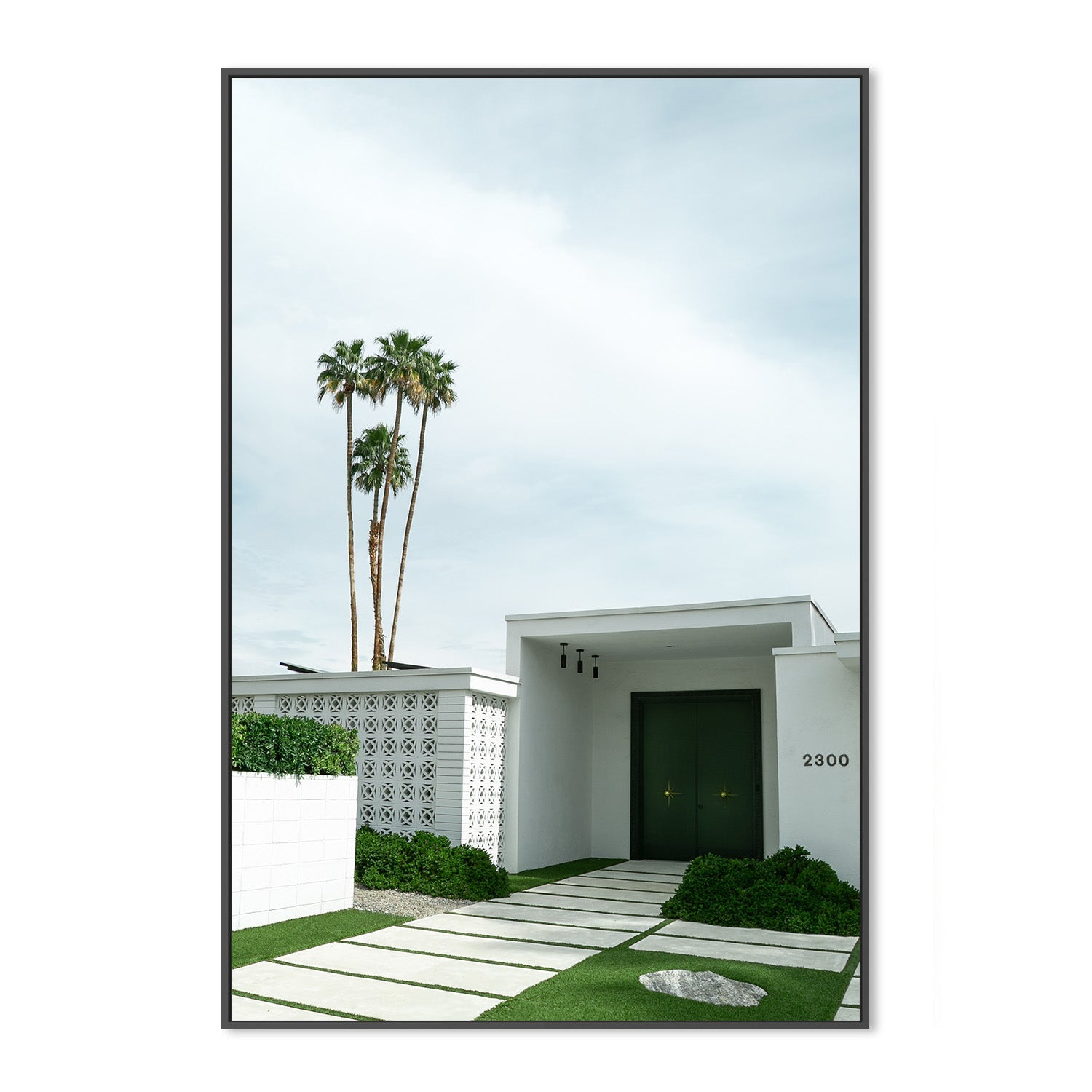 wall-art-print-canvas-poster-framed-Green Door , By Tricia Brennan-4