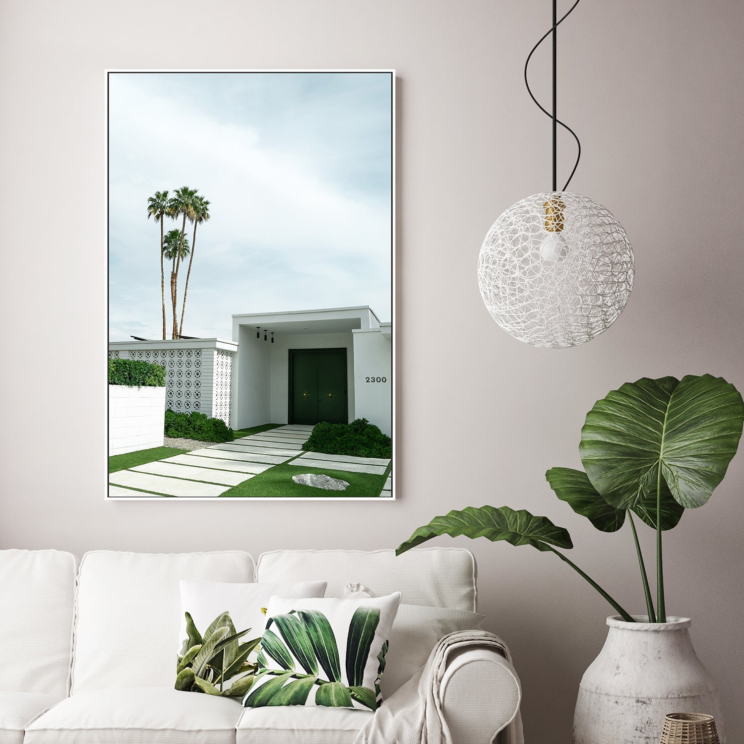 wall-art-print-canvas-poster-framed-Green Door , By Tricia Brennan-8