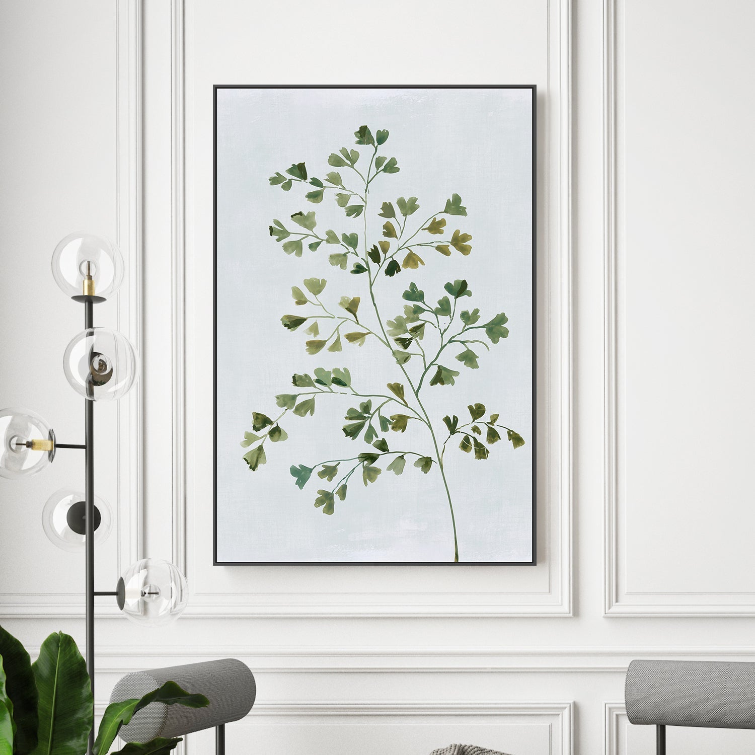 wall-art-print-canvas-poster-framed-Green Fern, Style B , By Asia Jensen-2