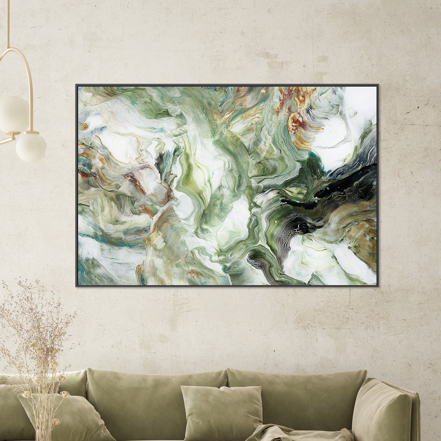 wall-art-print-canvas-poster-framed-Green Godess-2