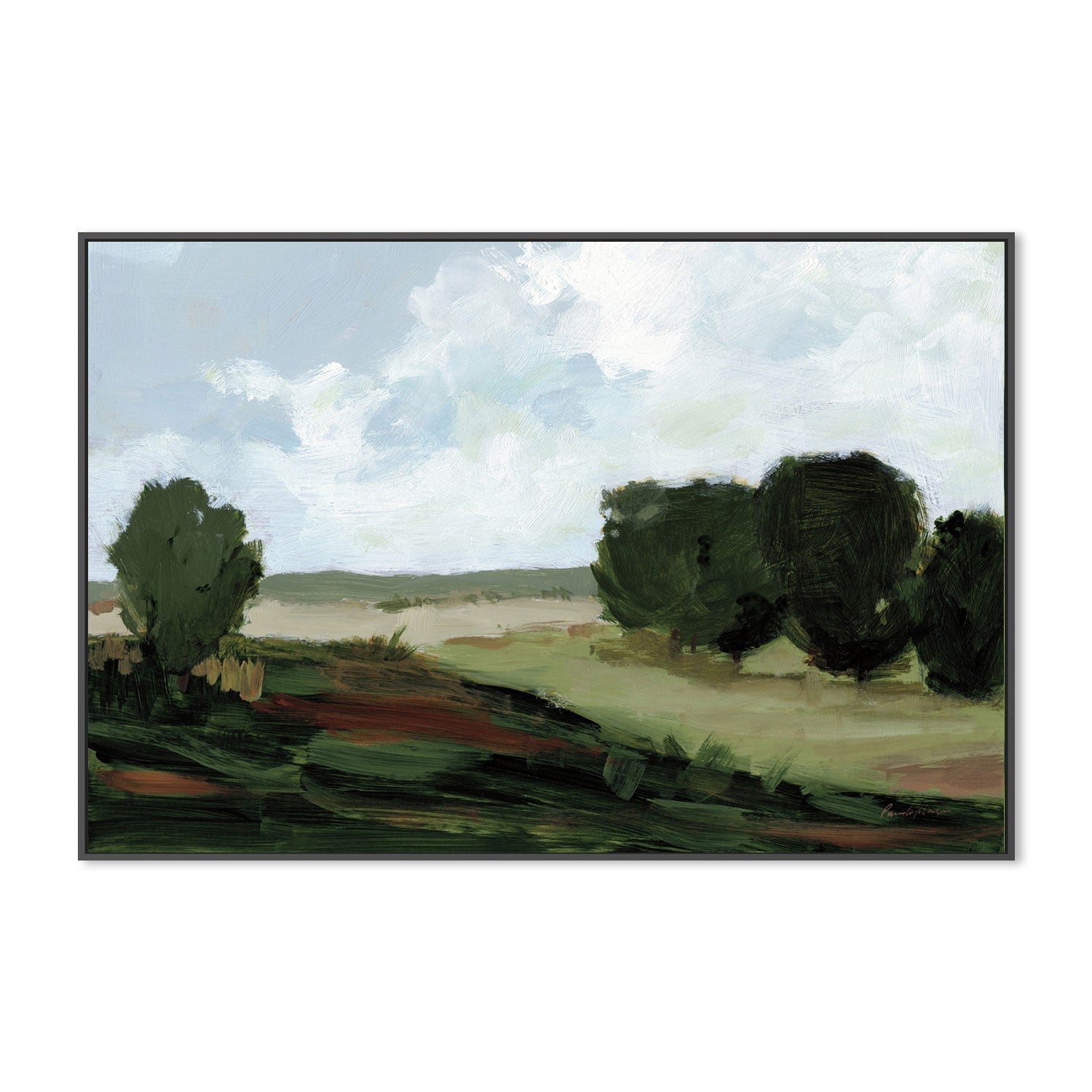 wall-art-print-canvas-poster-framed-Green Grove-by-Pamela Munger-Gioia Wall Art
