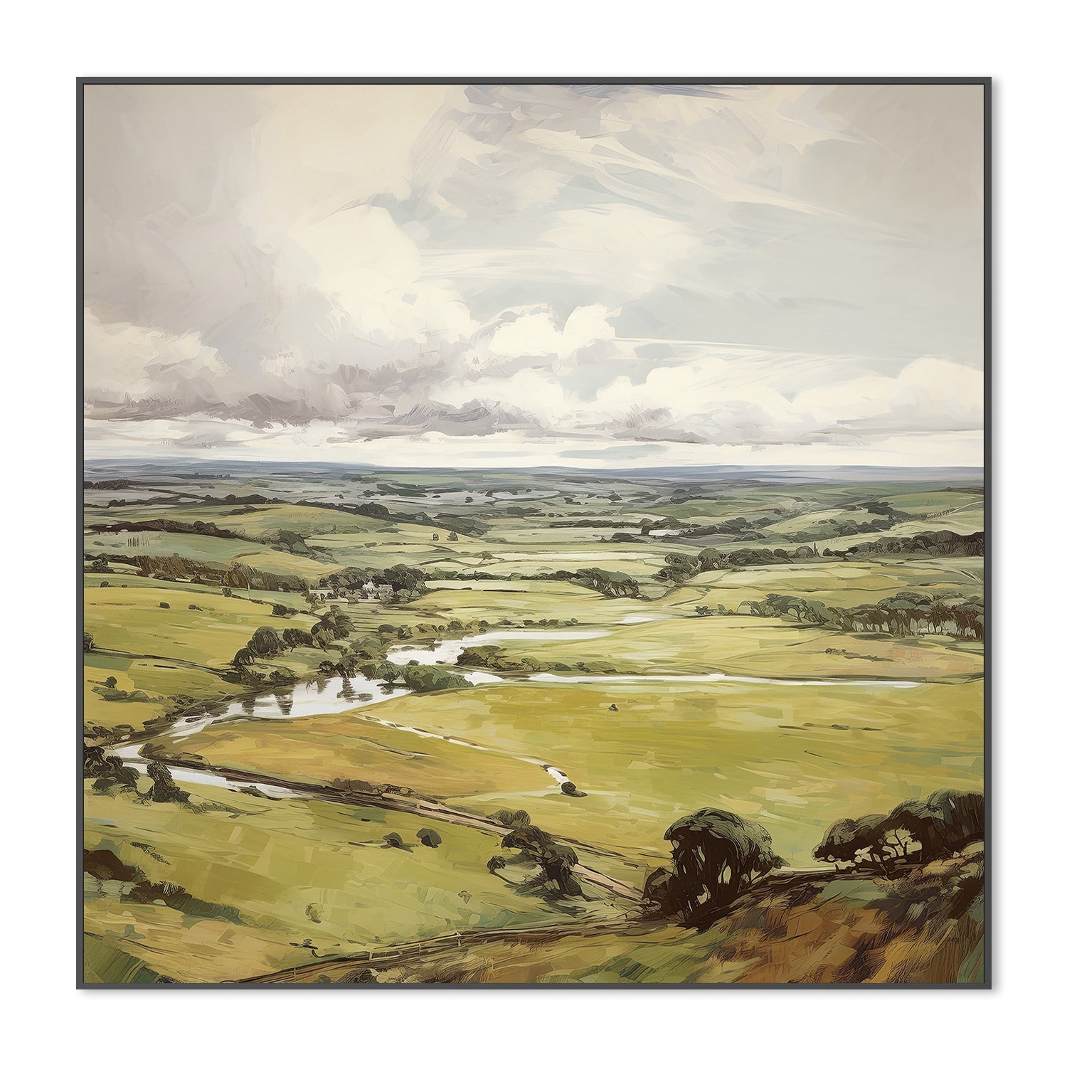 wall-art-print-canvas-poster-framed-Green Hill Vista , By Raymond Powers-3