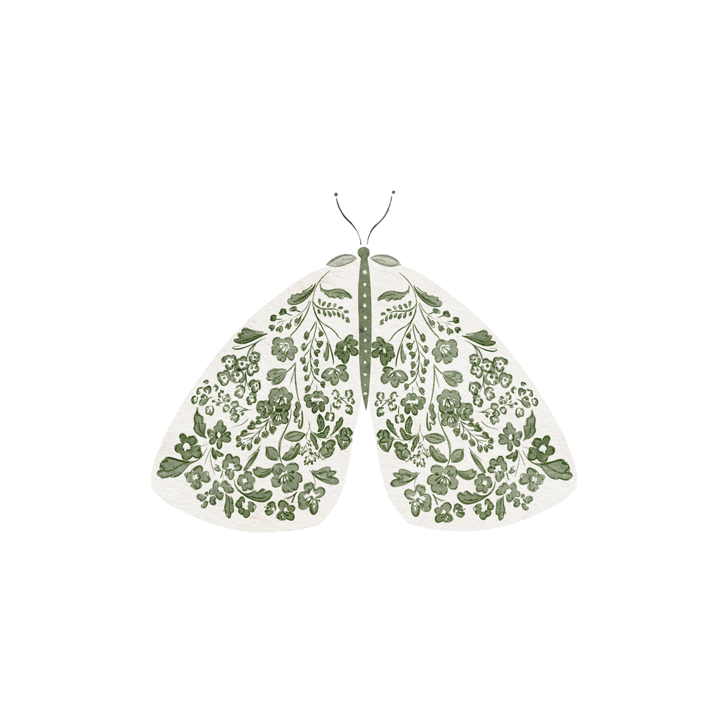 wall-art-print-canvas-poster-framed-Green Moth , By Leah Straatsma-1