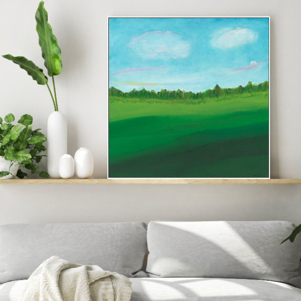 wall-art-print-canvas-poster-framed-Green Oasis , By Belinda Stone-GIOIA-WALL-ART