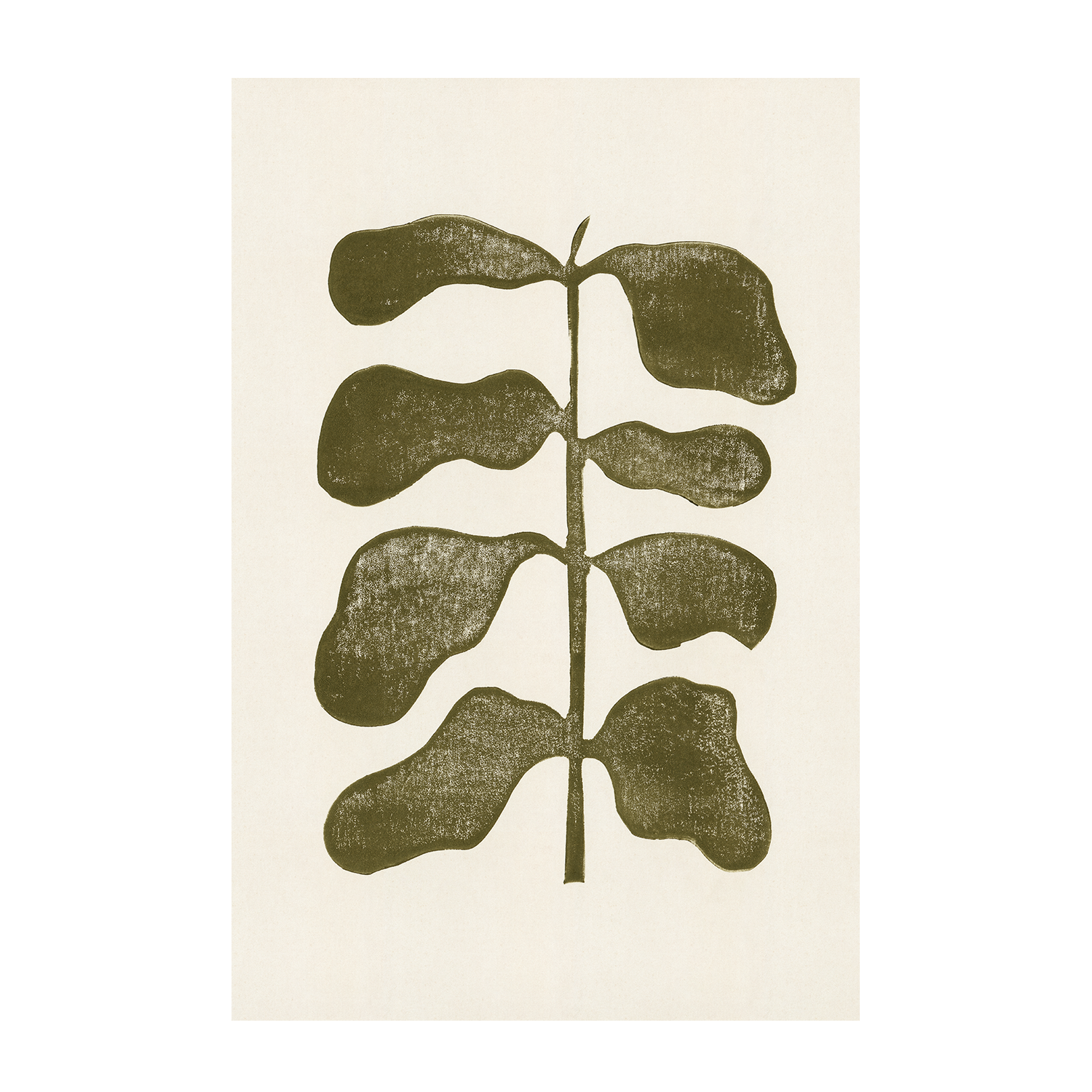 wall-art-print-canvas-poster-framed-Green Plants, Set of 2-8