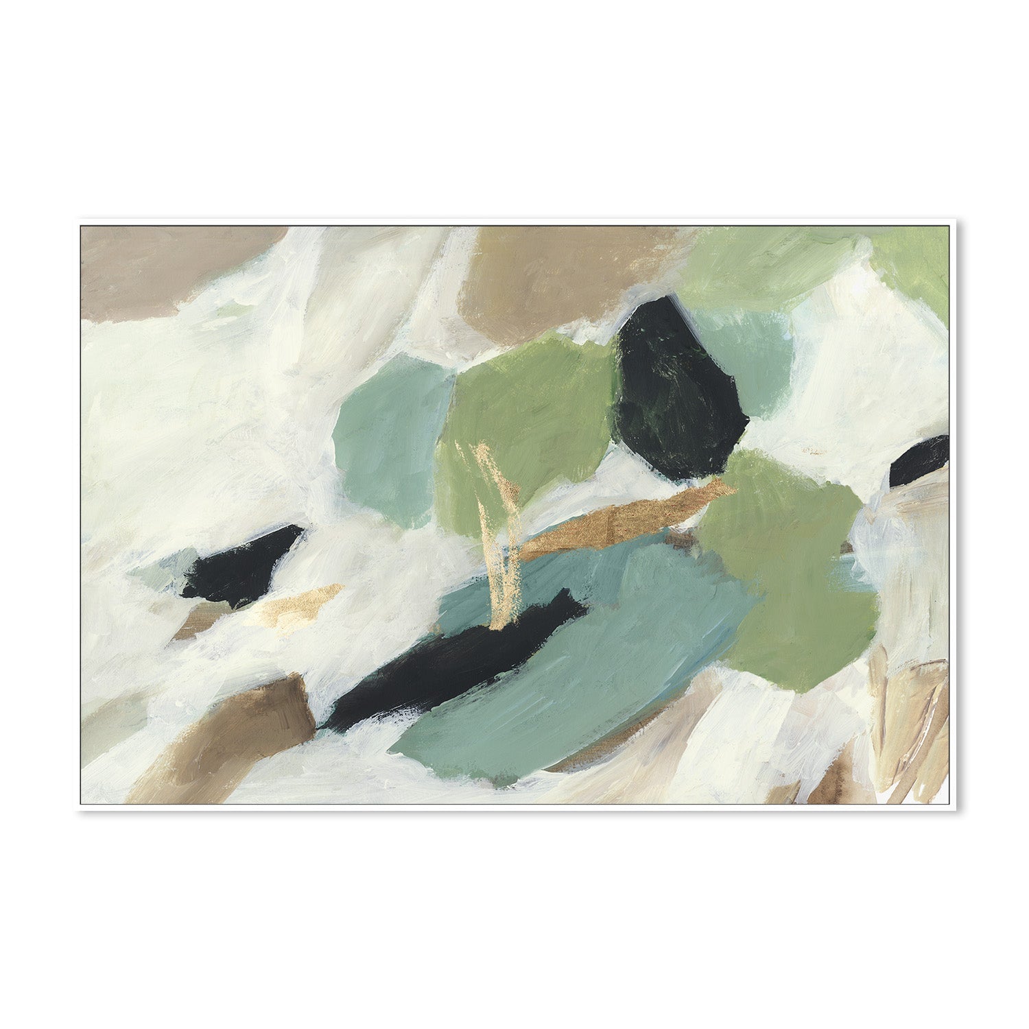 wall-art-print-canvas-poster-framed-Green Serenity-5