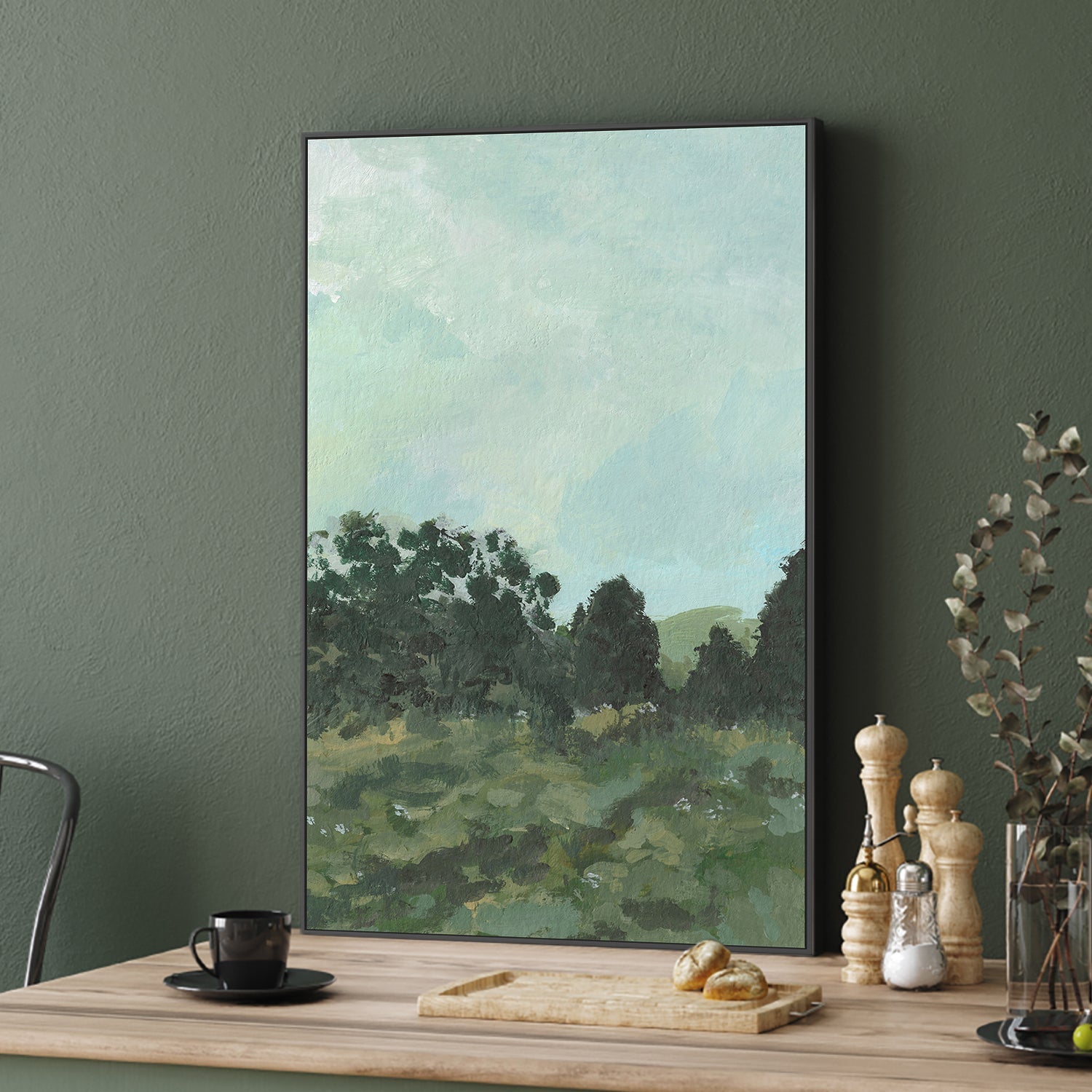 wall-art-print-canvas-poster-framed-Greeneries , By Josephine Wianto-2