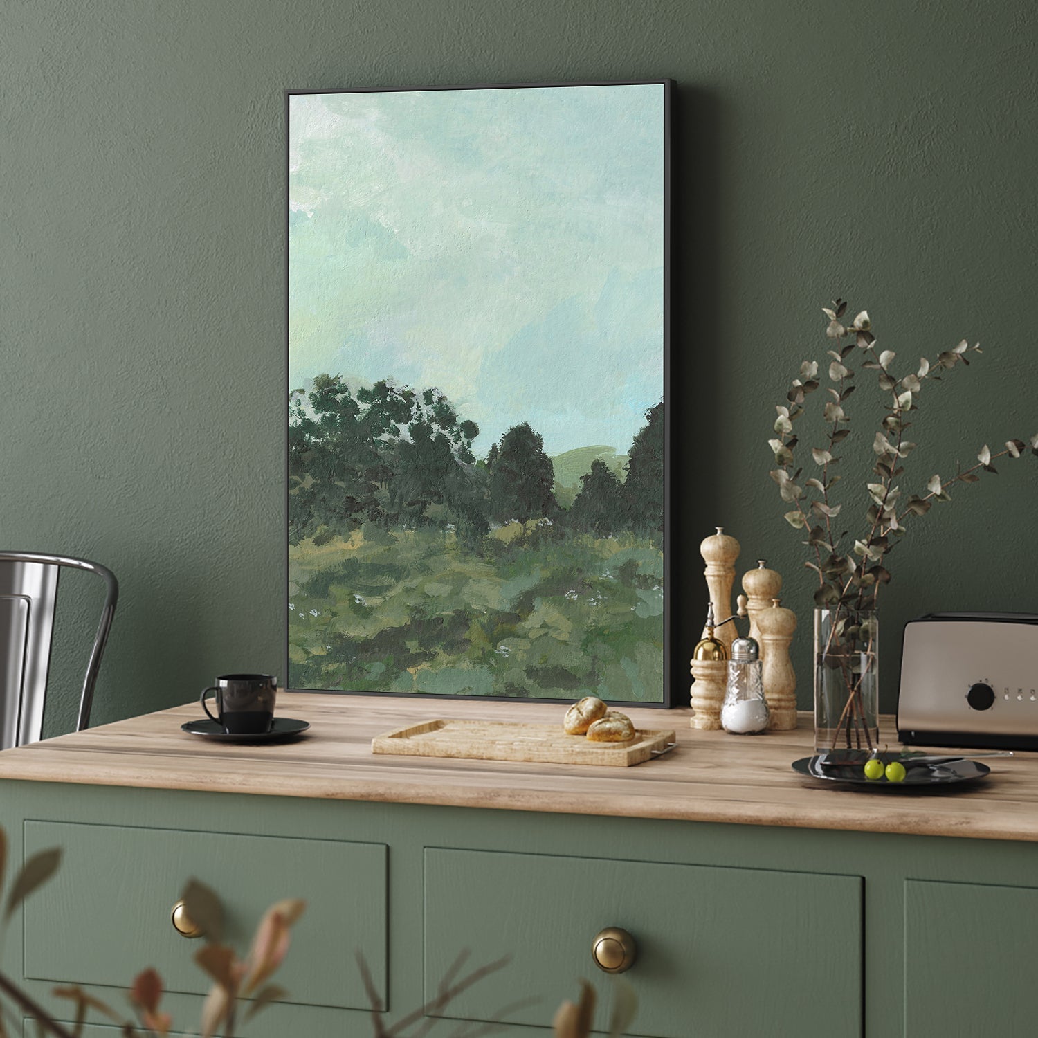 wall-art-print-canvas-poster-framed-Greeneries , By Josephine Wianto-7