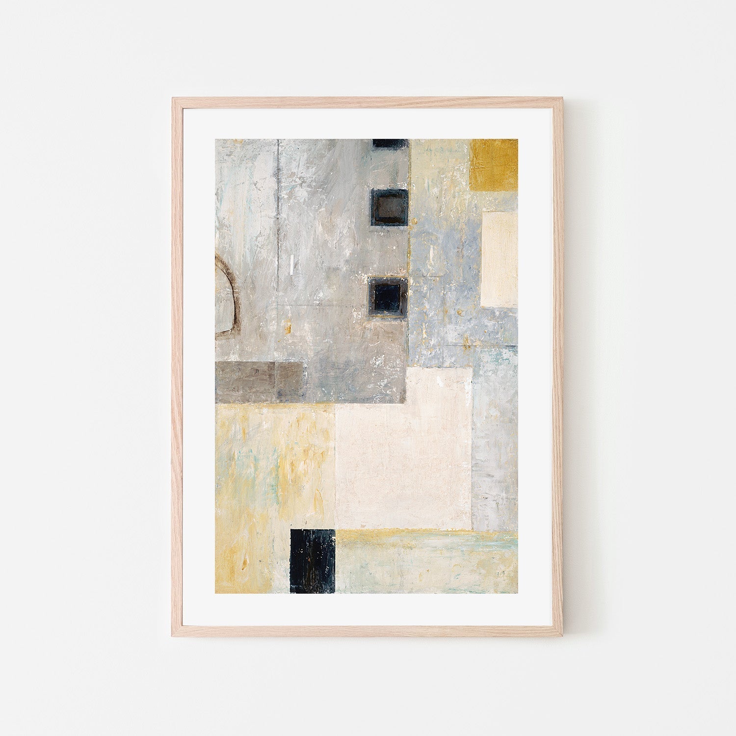 wall-art-print-canvas-poster-framed-Grey City Blocks, Style A , By Chris Mills-6