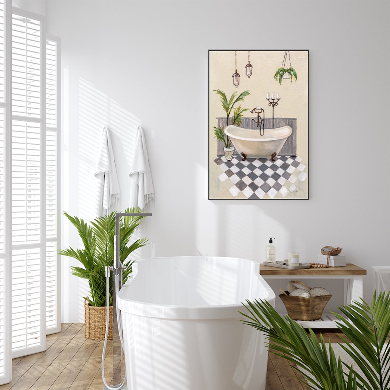 Grey Cottage Bathroom, Style A , By Silvia Vassileva