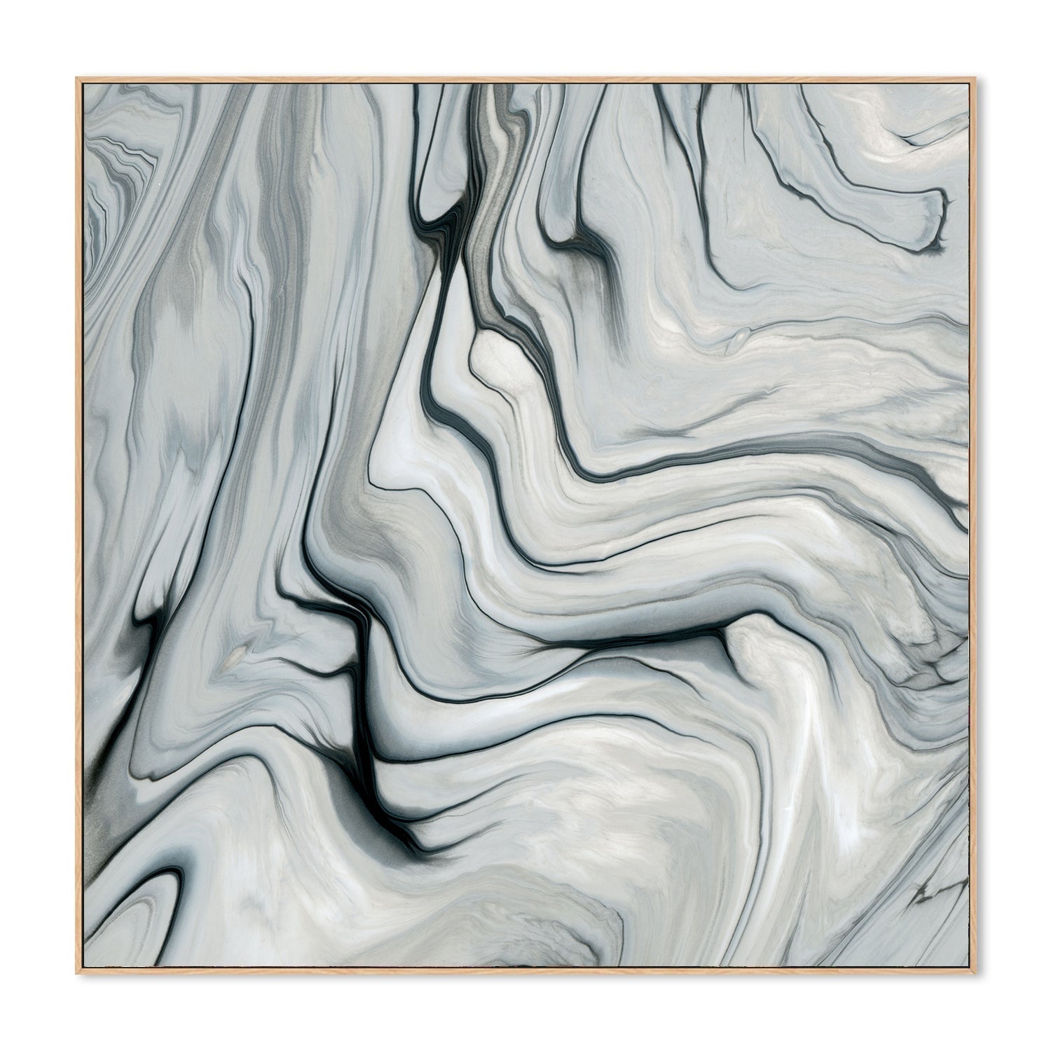 wall-art-print-canvas-poster-framed-Grey Silver Black , By Cathy Anderson , By Cathy Anderson-4