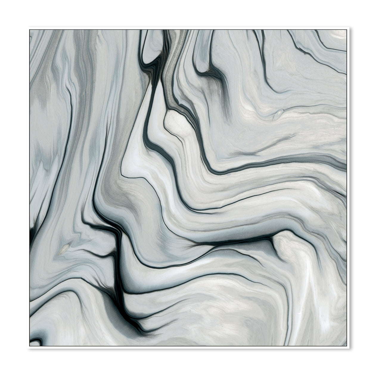 wall-art-print-canvas-poster-framed-Grey Silver Black , By Cathy Anderson , By Cathy Anderson-5