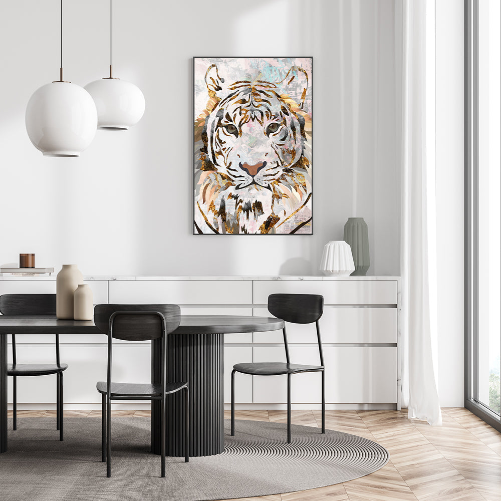 wall-art-print-canvas-poster-framed-Grunge Tiger , By Sarah Manovski-GIOIA-WALL-ART