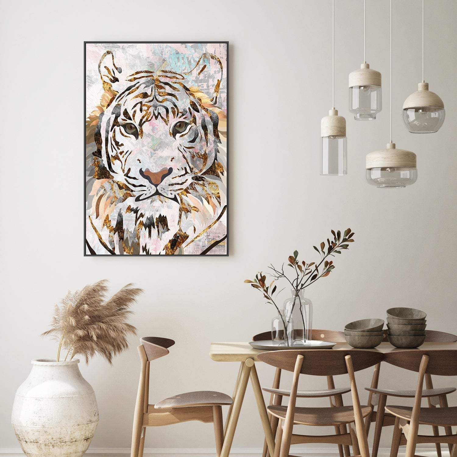 wall-art-print-canvas-poster-framed-Grunge Tiger , By Sarah Manovski-GIOIA-WALL-ART