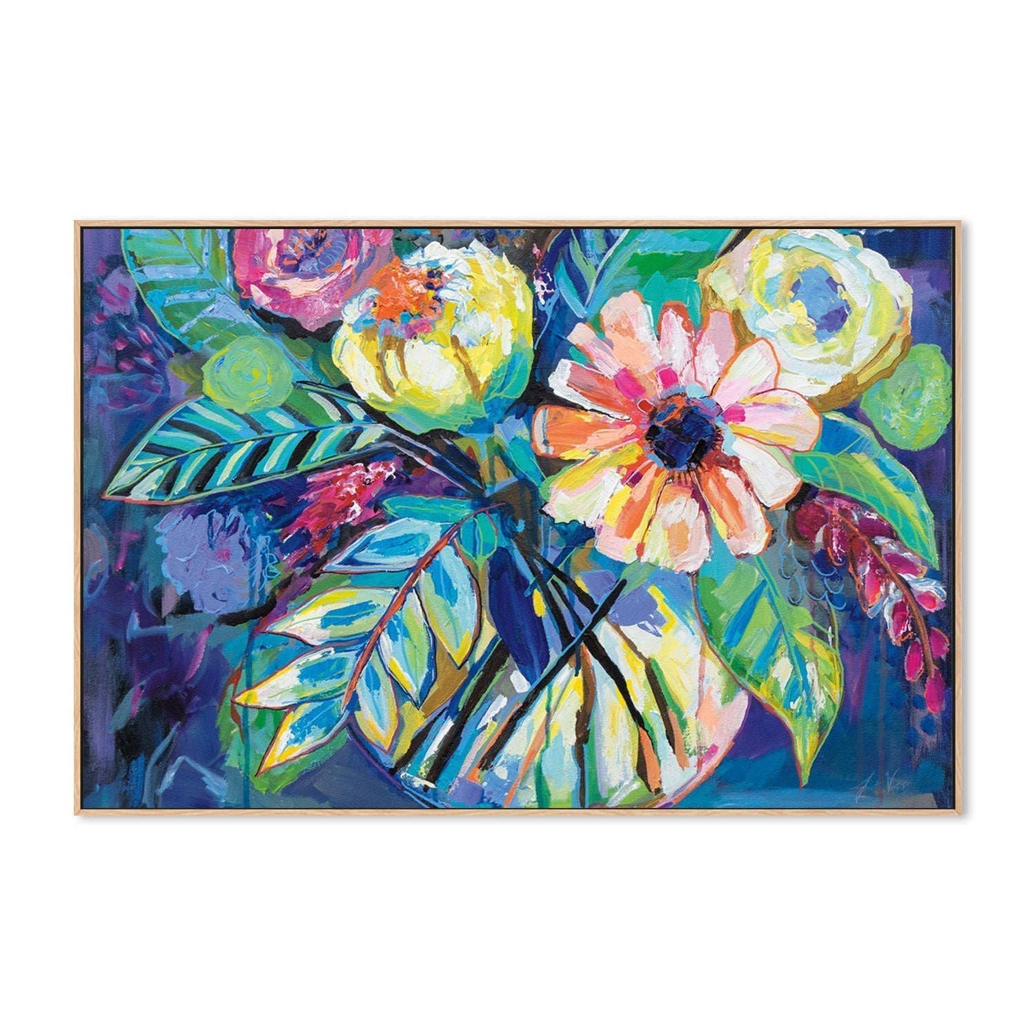wall-art-print-canvas-poster-framed-Happiness-by-Jeanette Vertentes-Gioia Wall Art