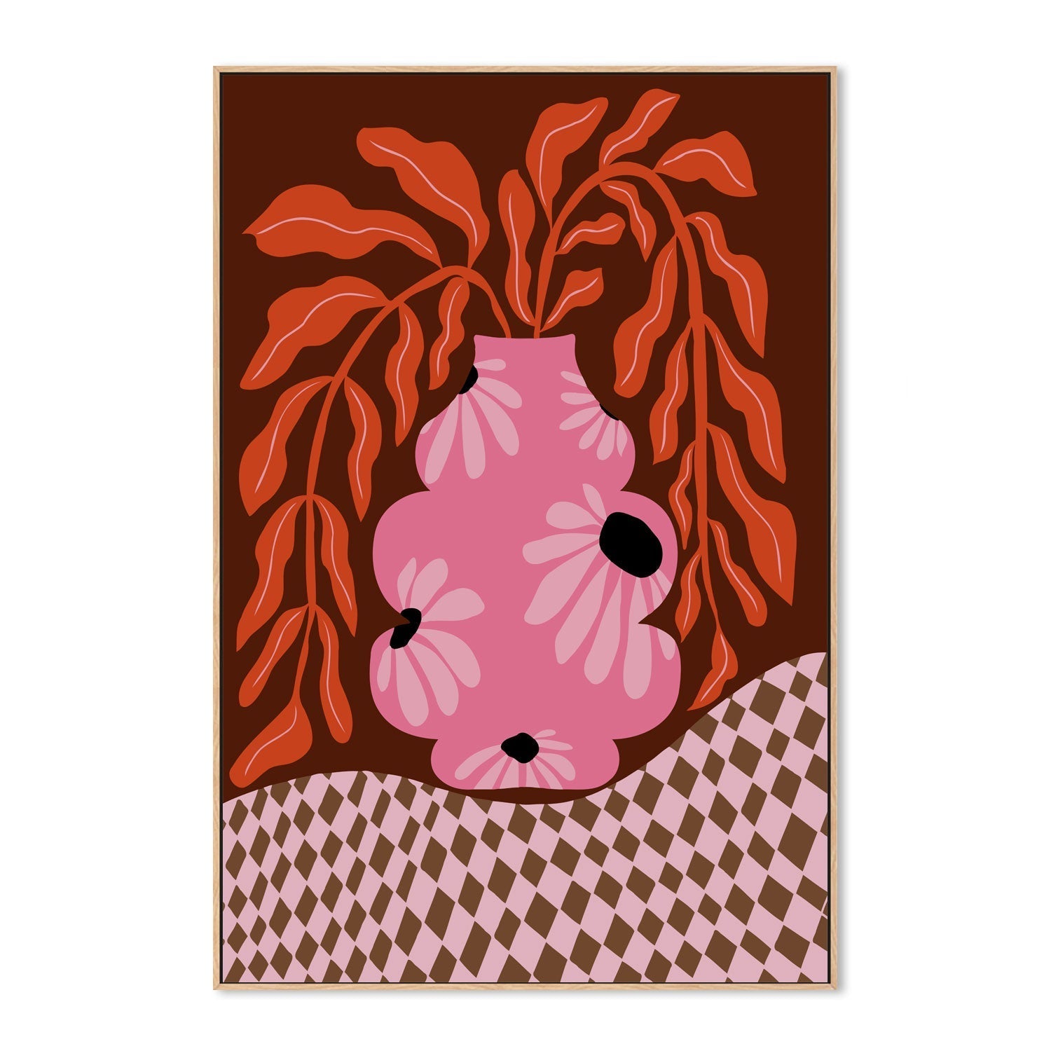 wall-art-print-canvas-poster-framed-Happy Fern Fall , By Miho Art Studio , By Miho Art Studio-4