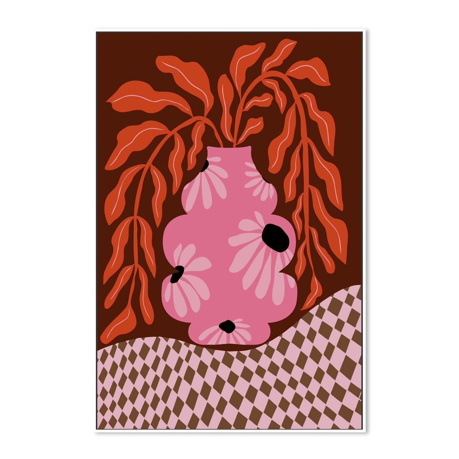 wall-art-print-canvas-poster-framed-Happy Fern Fall , By Miho Art Studio , By Miho Art Studio-5