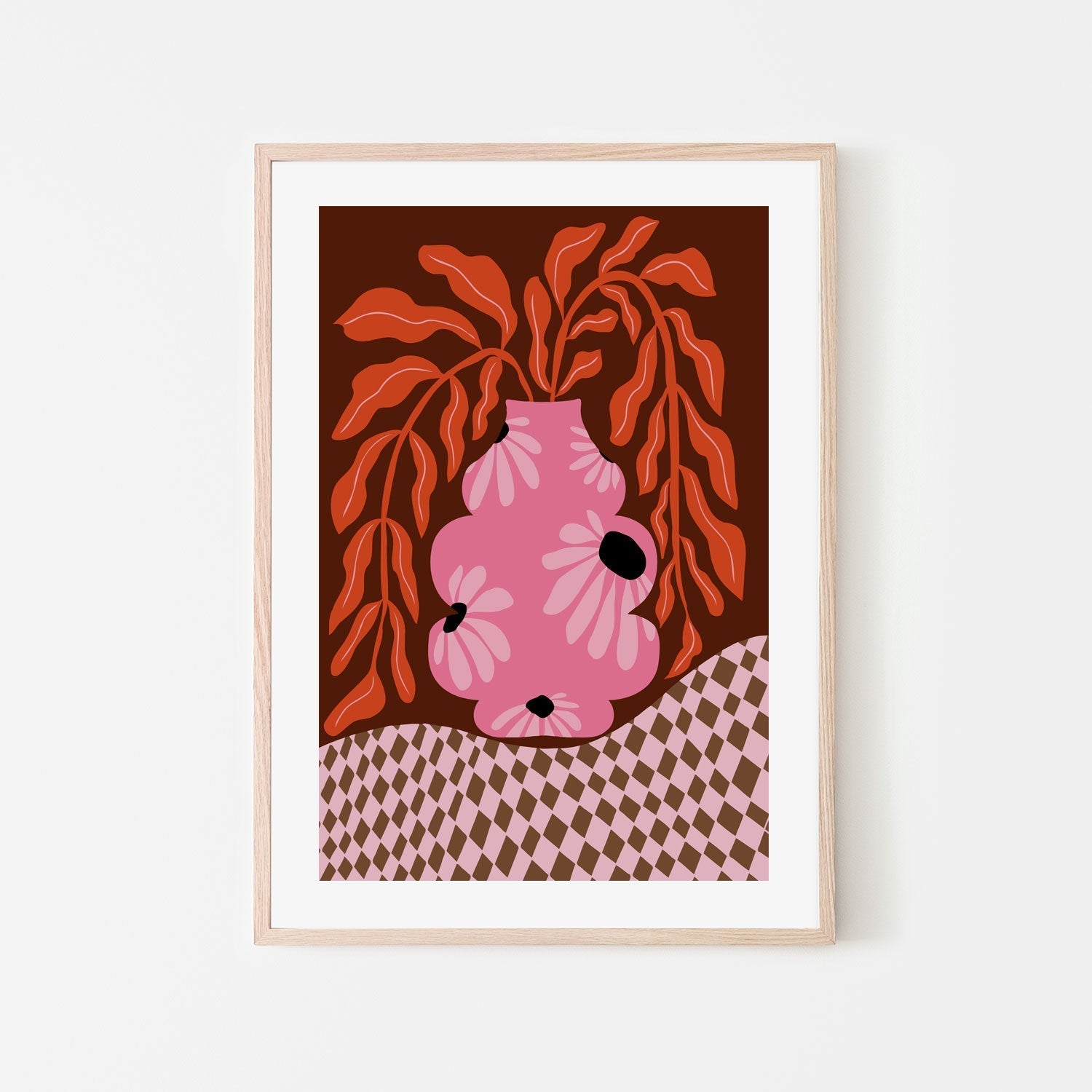wall-art-print-canvas-poster-framed-Happy Fern Fall , By Miho Art Studio , By Miho Art Studio-6
