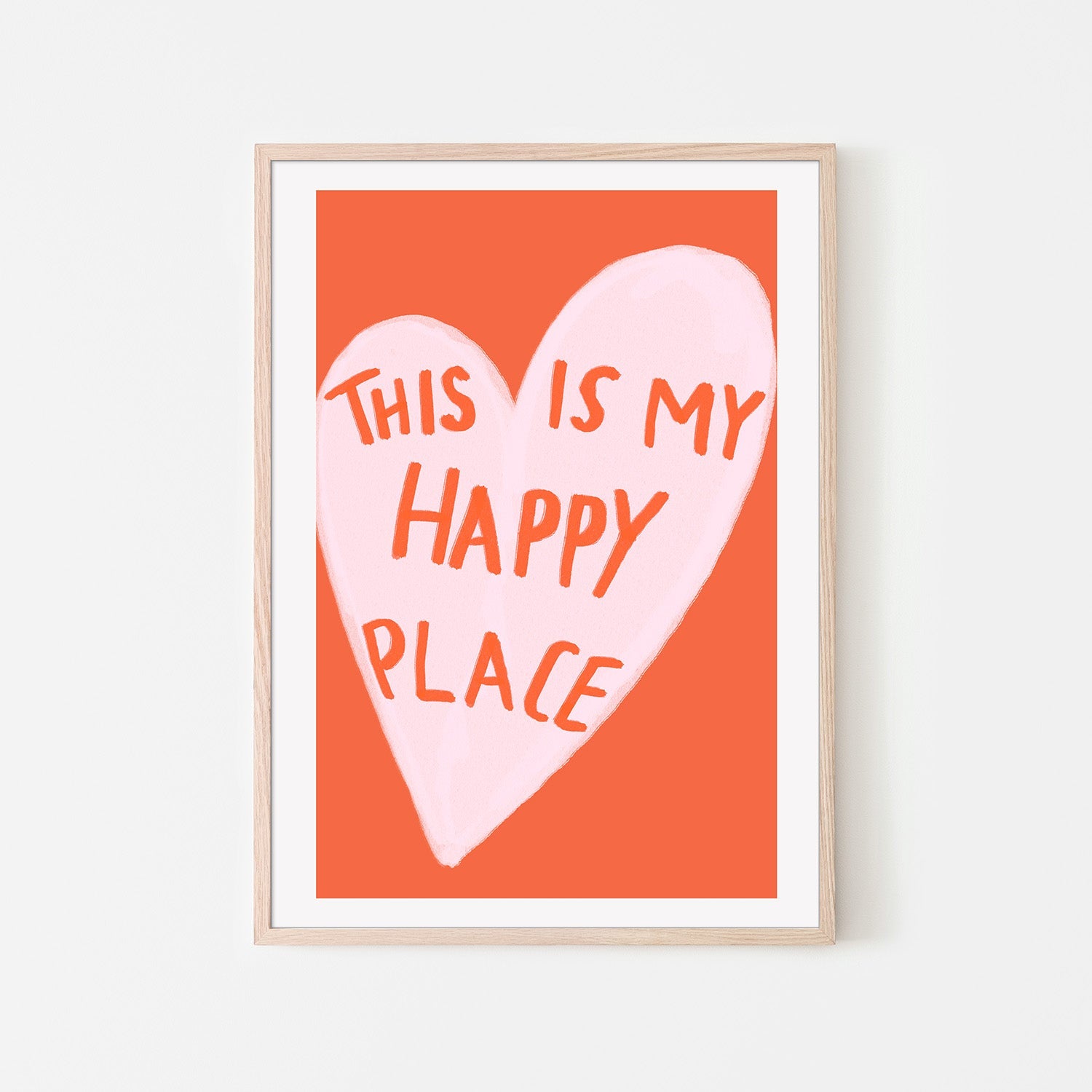 wall-art-print-canvas-poster-framed-Happy Heart Message-6