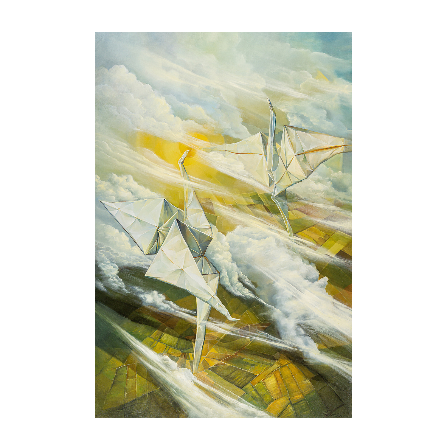 wall-art-print-canvas-poster-framed-Harmony, Essence of Freedom , By Olena Kosenko-1