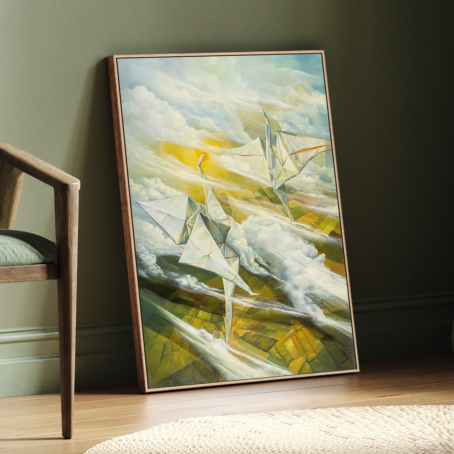 wall-art-print-canvas-poster-framed-Harmony, Essence of Freedom , By Olena Kosenko-2