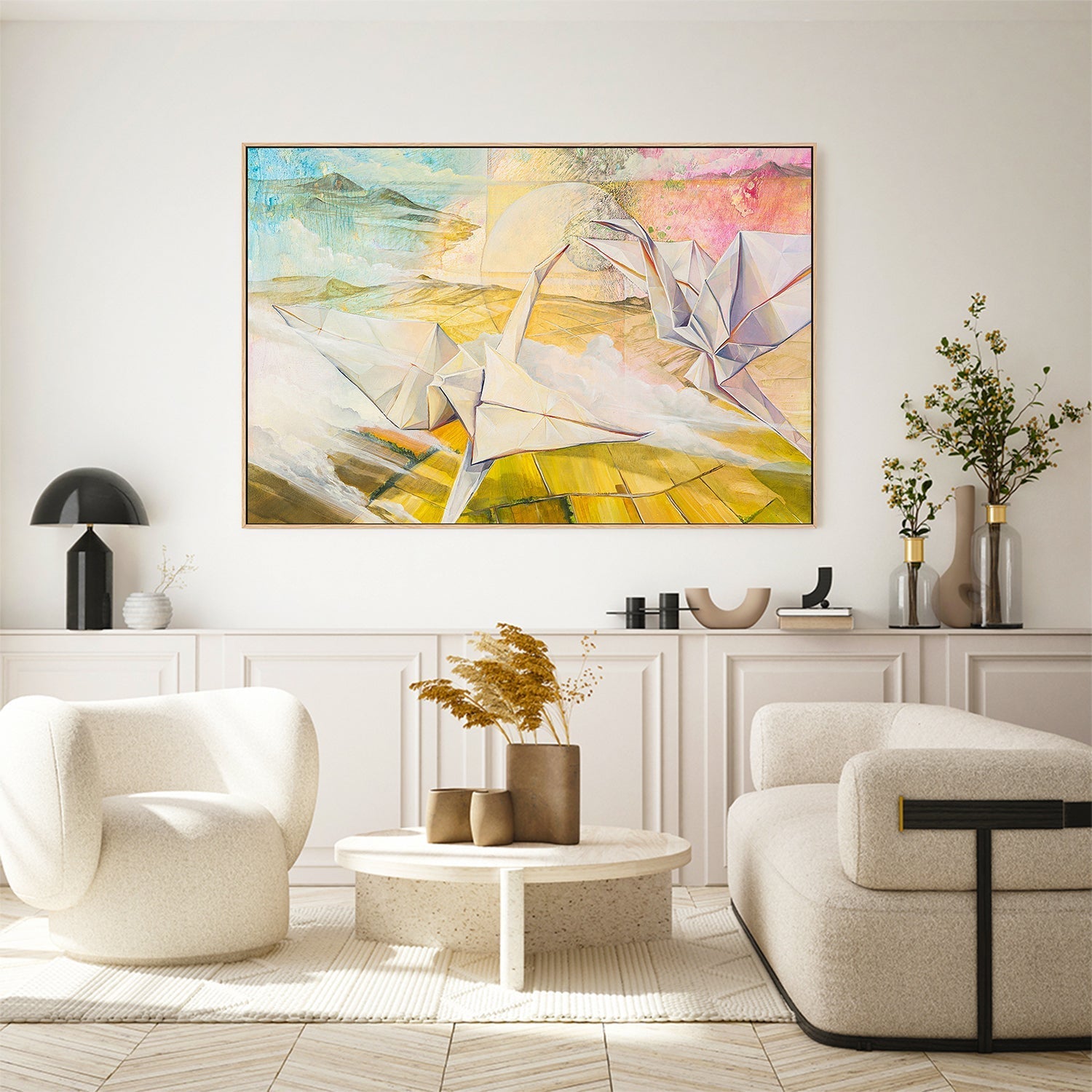 wall-art-print-canvas-poster-framed-Harmony, Essence of Freedom , By Olena Kosenko-7