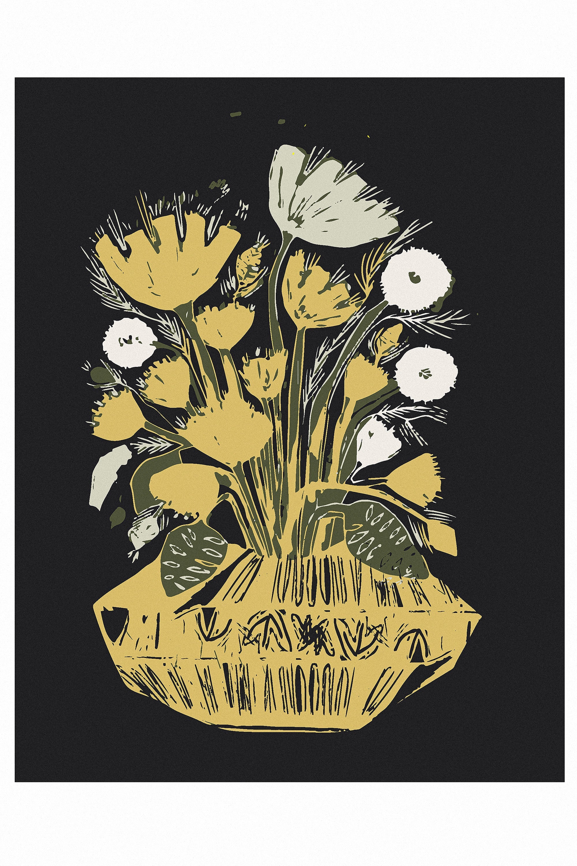 wall-art-print-canvas-poster-framed-Harvest Bouquet-1