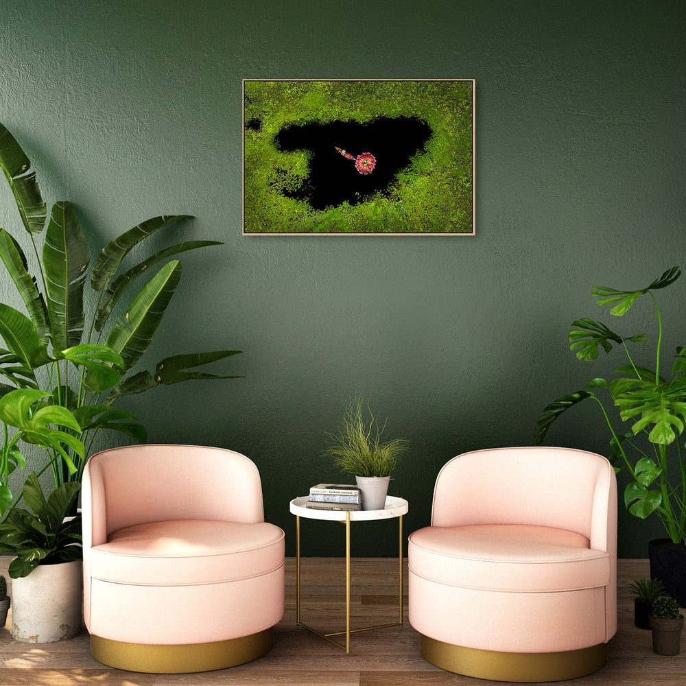 Harvesting Waterlily, by Sujon Adikary-Gioia-Prints-Framed-Canvas-Poster-GIOIA-WALL-ART