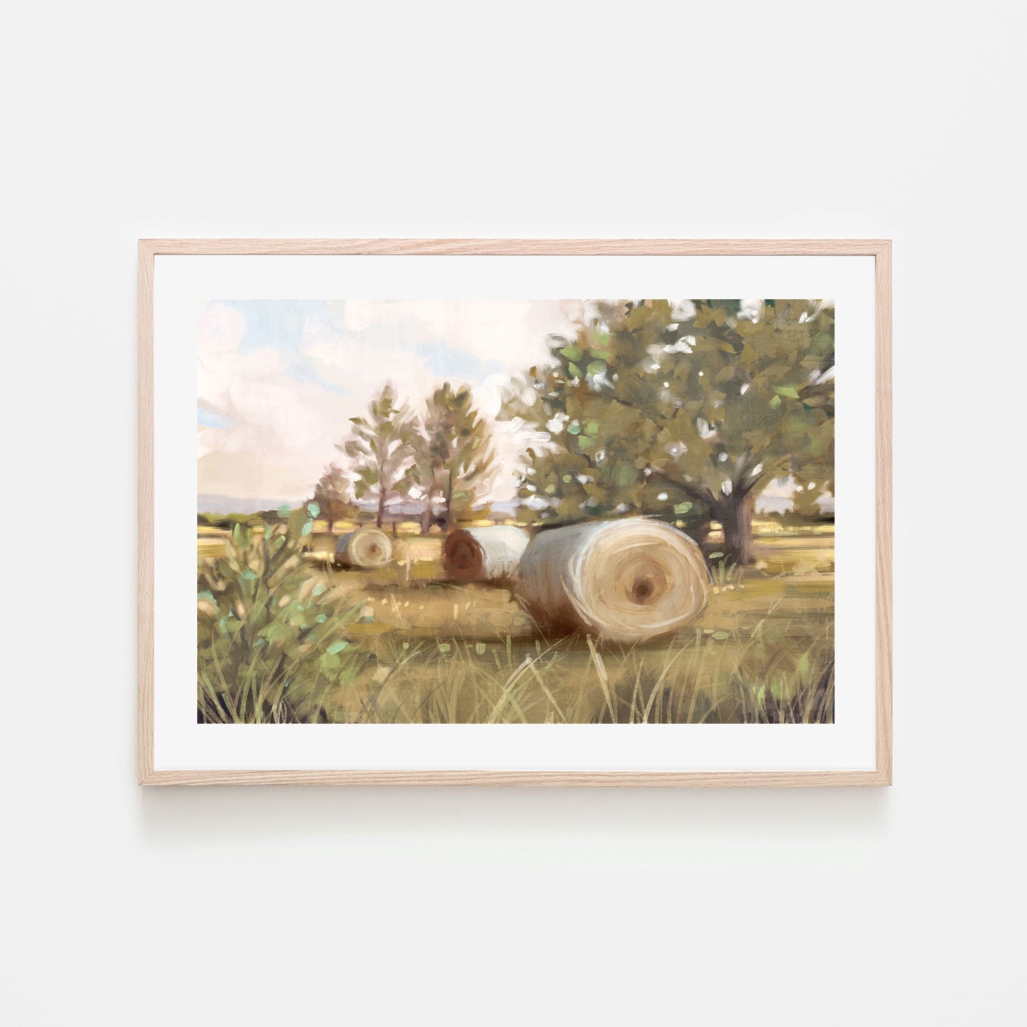 wall-art-print-canvas-poster-framed-Hay Bales , By Nina Blue-6