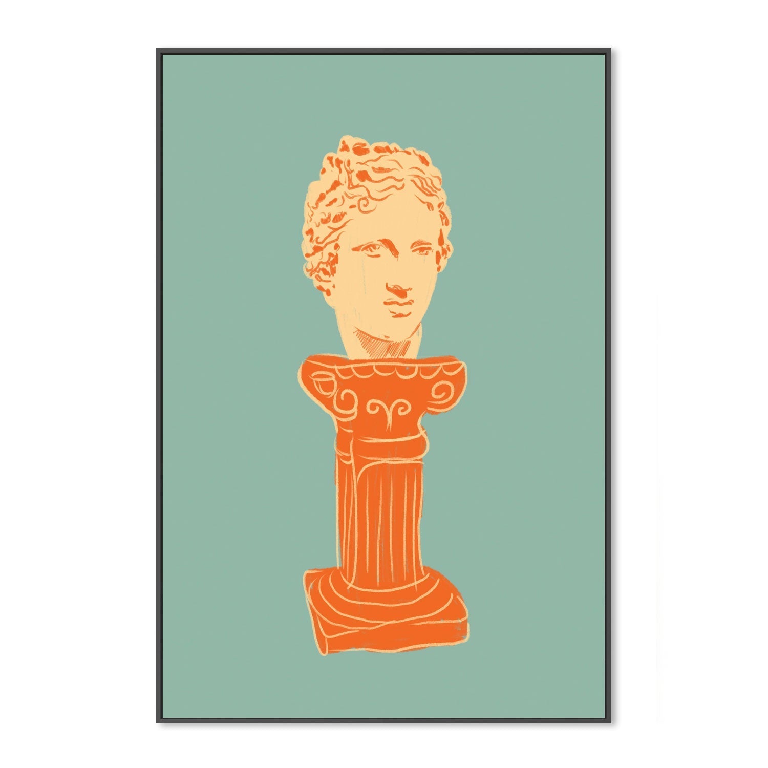 wall-art-print-canvas-poster-framed-Head On Pedestal , By Gigi Rosado-GIOIA-WALL-ART